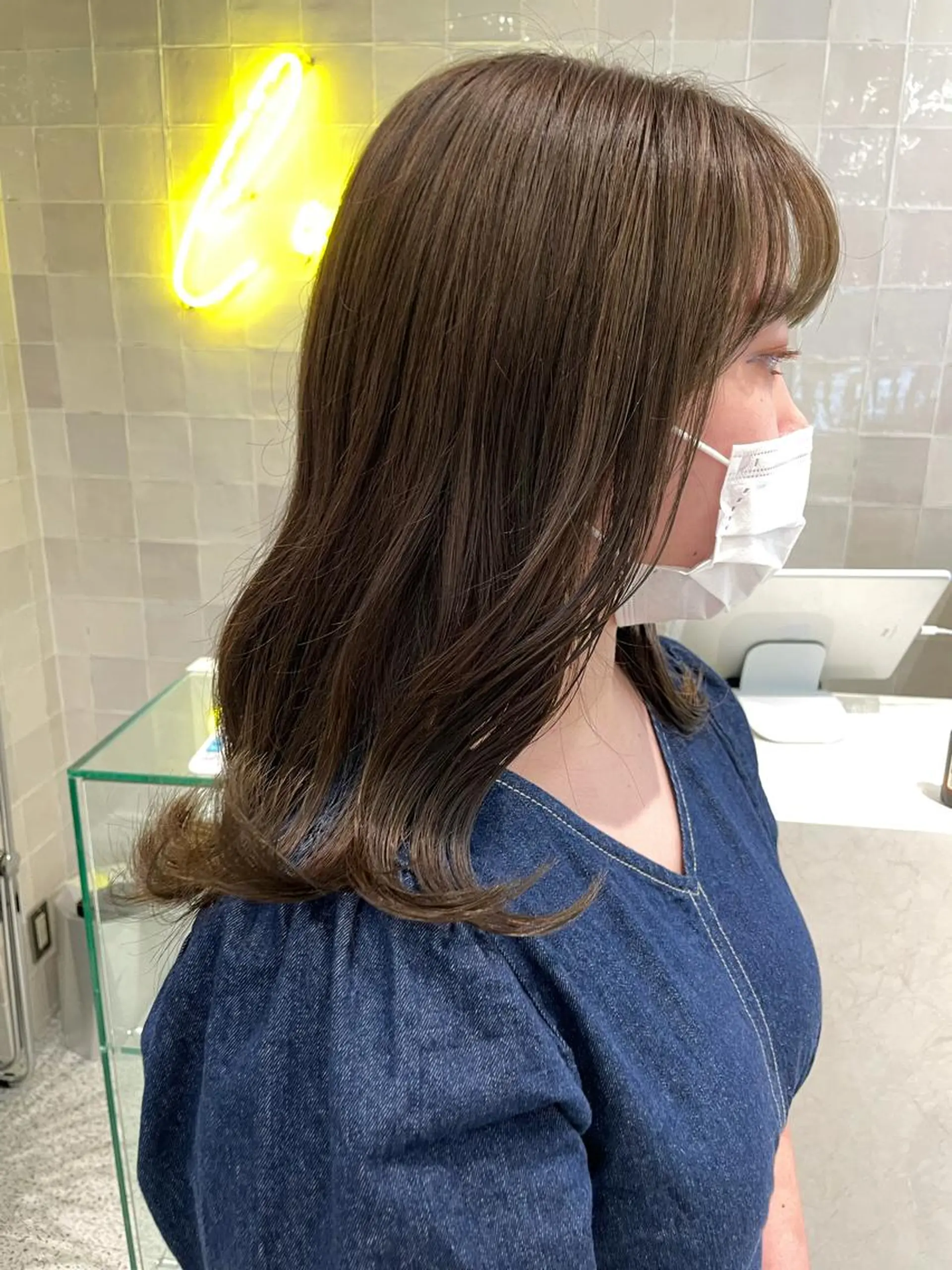 ロング カラー 遠藤 眞実のヘアスタイル