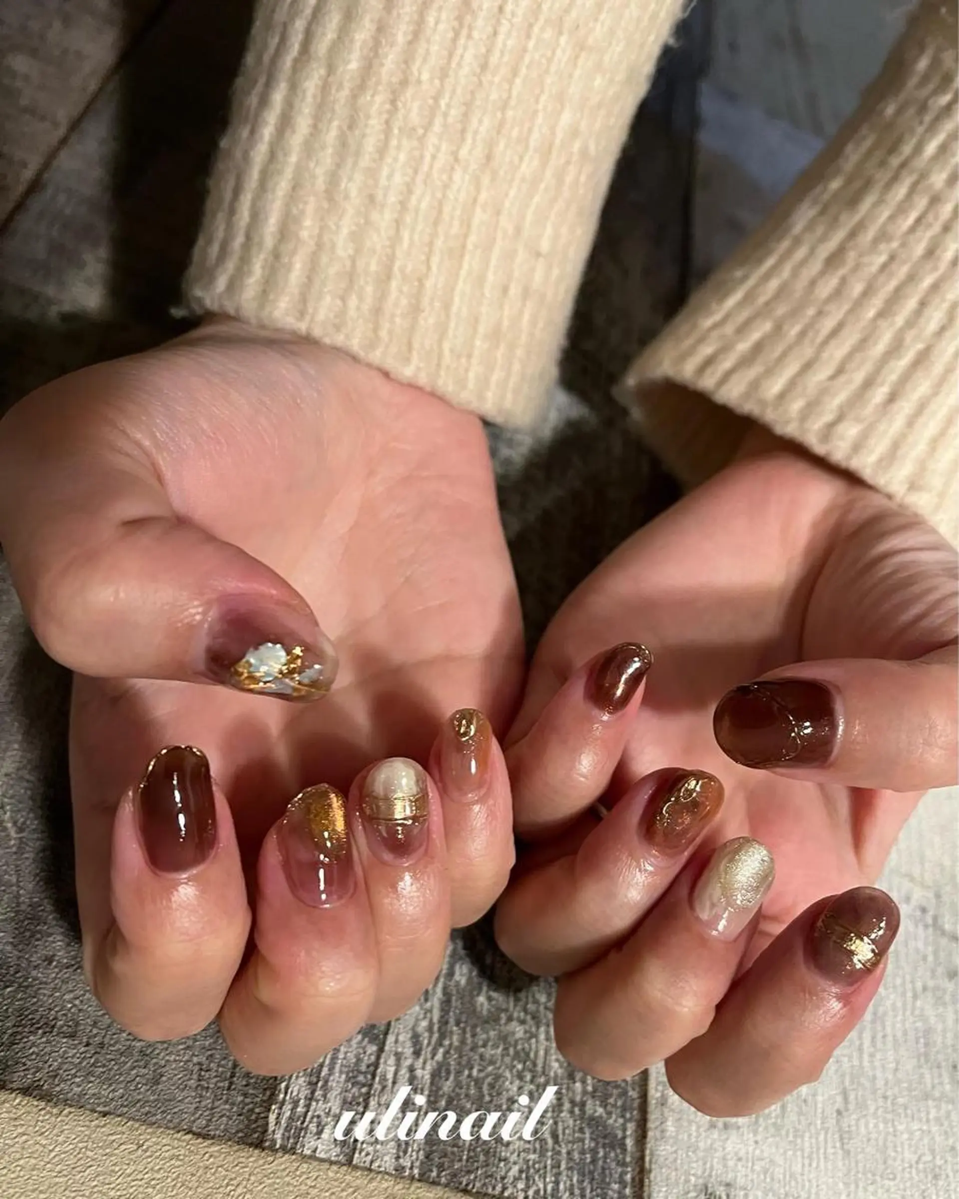 ネイル ハンドネイル ulinail （ウリネイル）のネイルデザイン