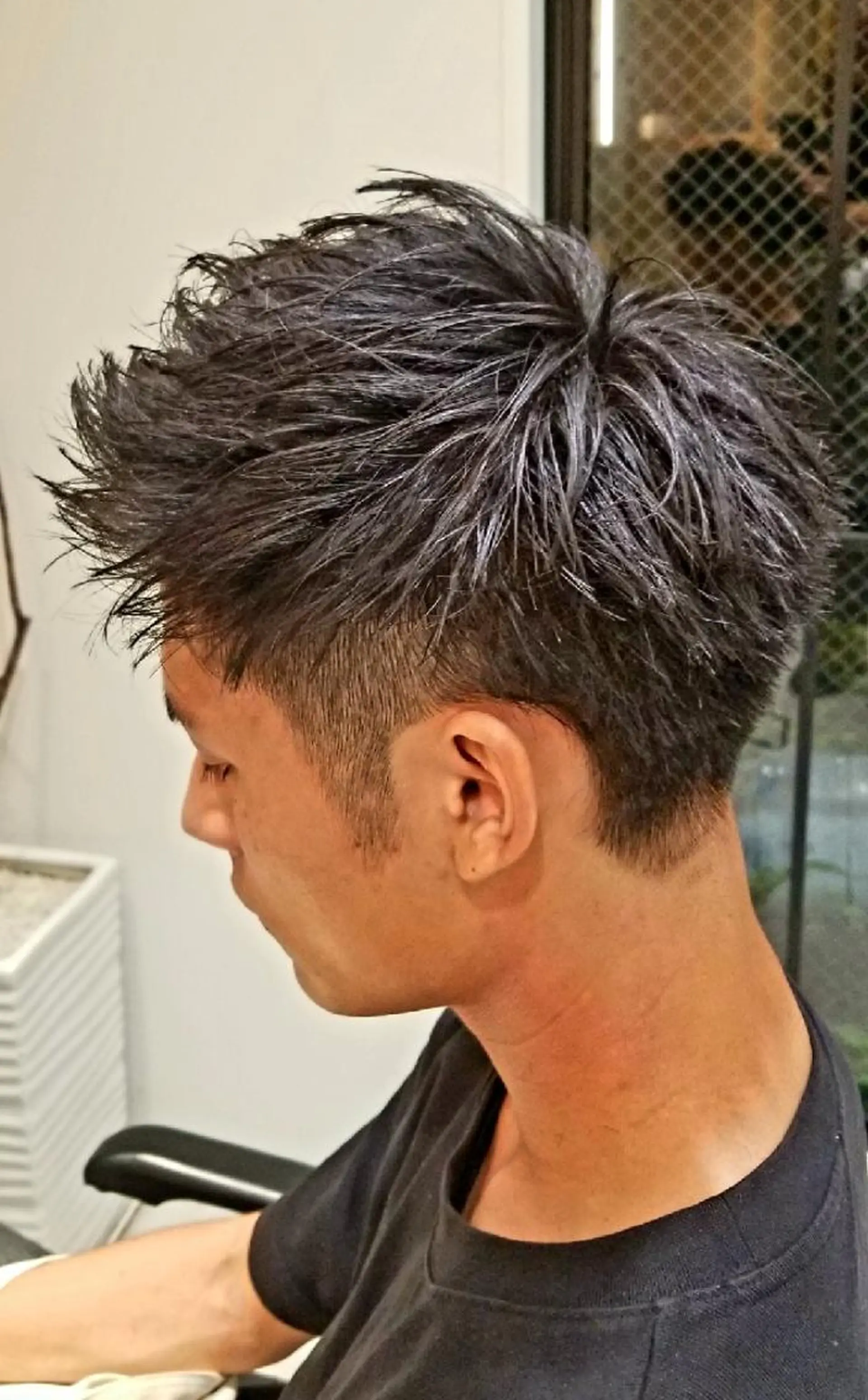 メンズ メンズベリーショート カット 🔴赤み消し/ 艶カラー落合　優🔴のヘアスタイル
