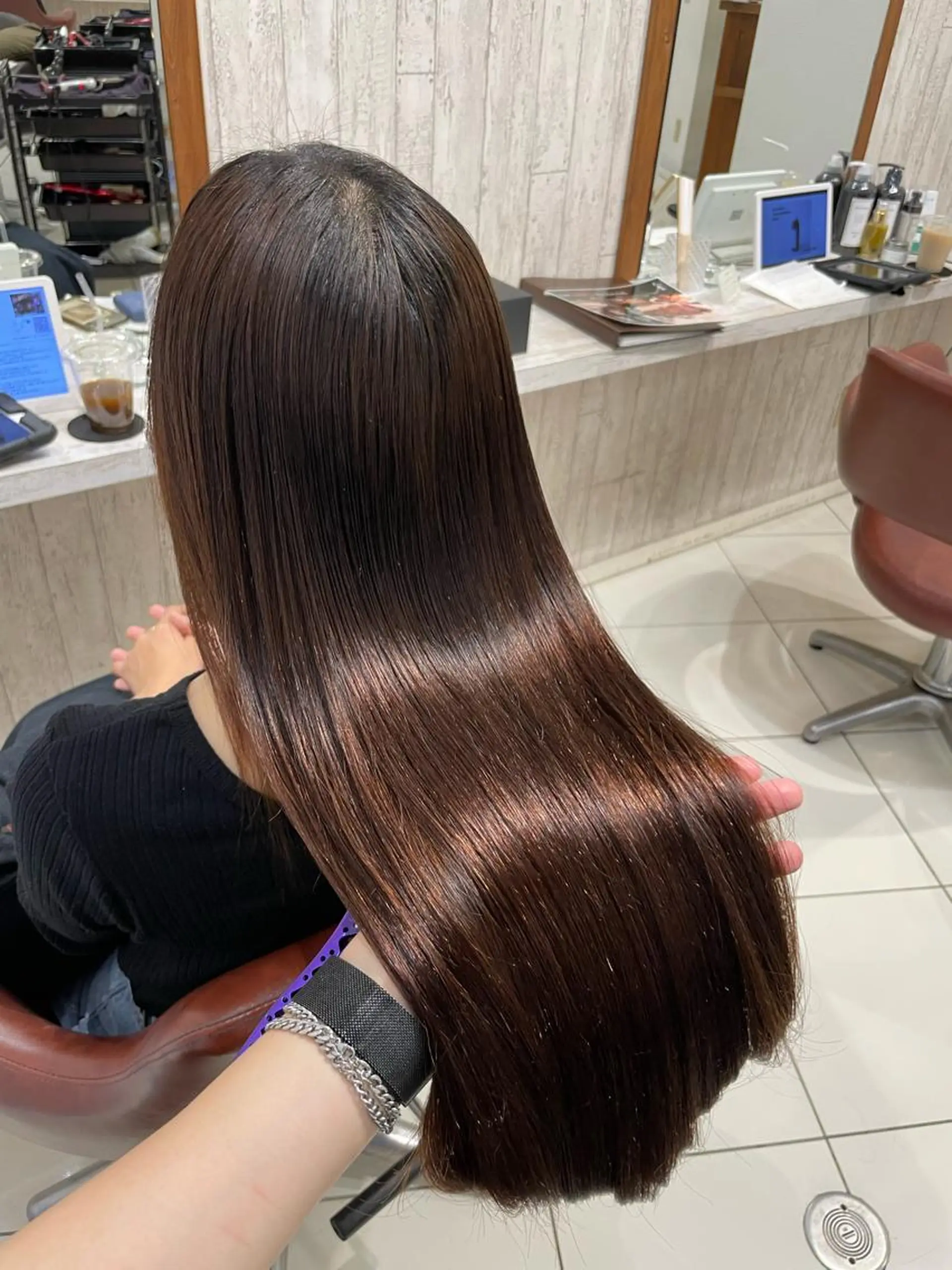 ロング カット 縮毛矯正 トリートメント 髪質改善縮毛矯正 kosuke_IJKのヘアスタイル