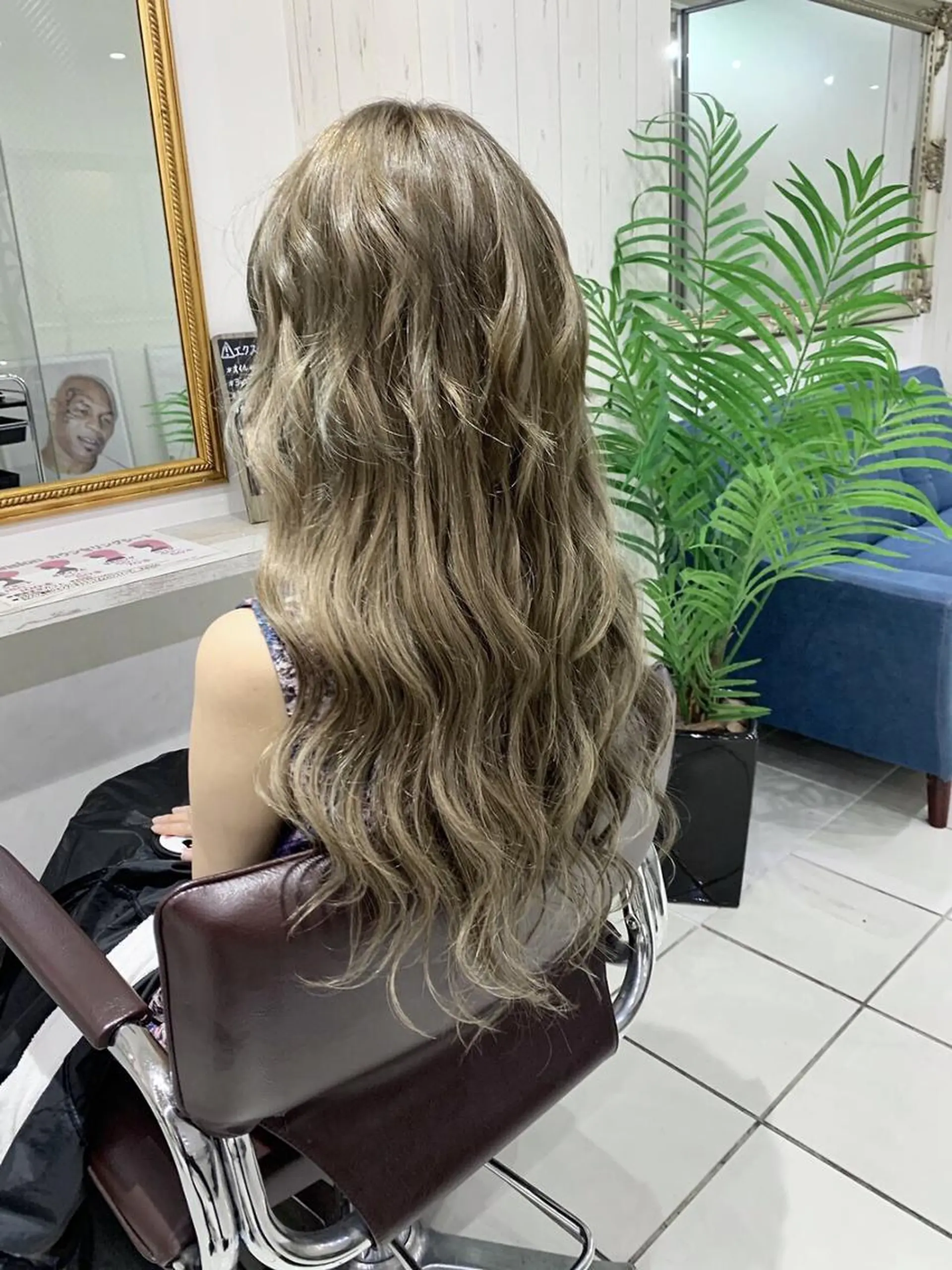ロング カラー ヘアアレンジ レミーエクステ大阪 Device梅田のヘアスタイル