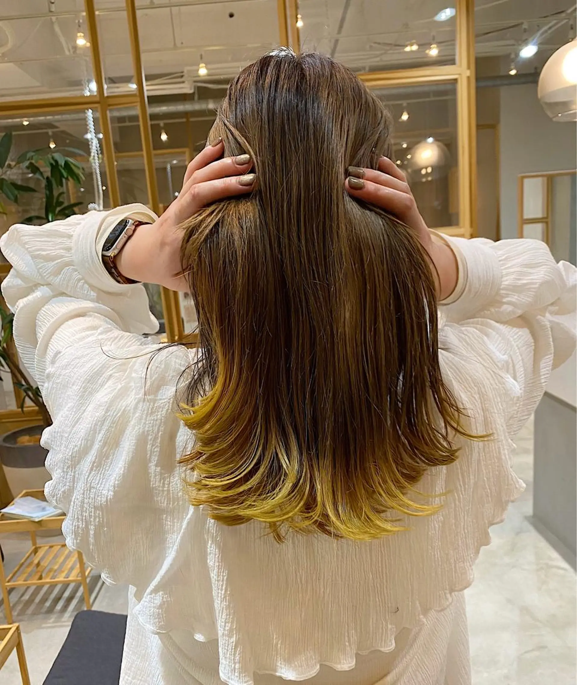 ロング カット ヘアカラー 🌼FERIA梅田 shiho🌼のヘアスタイル