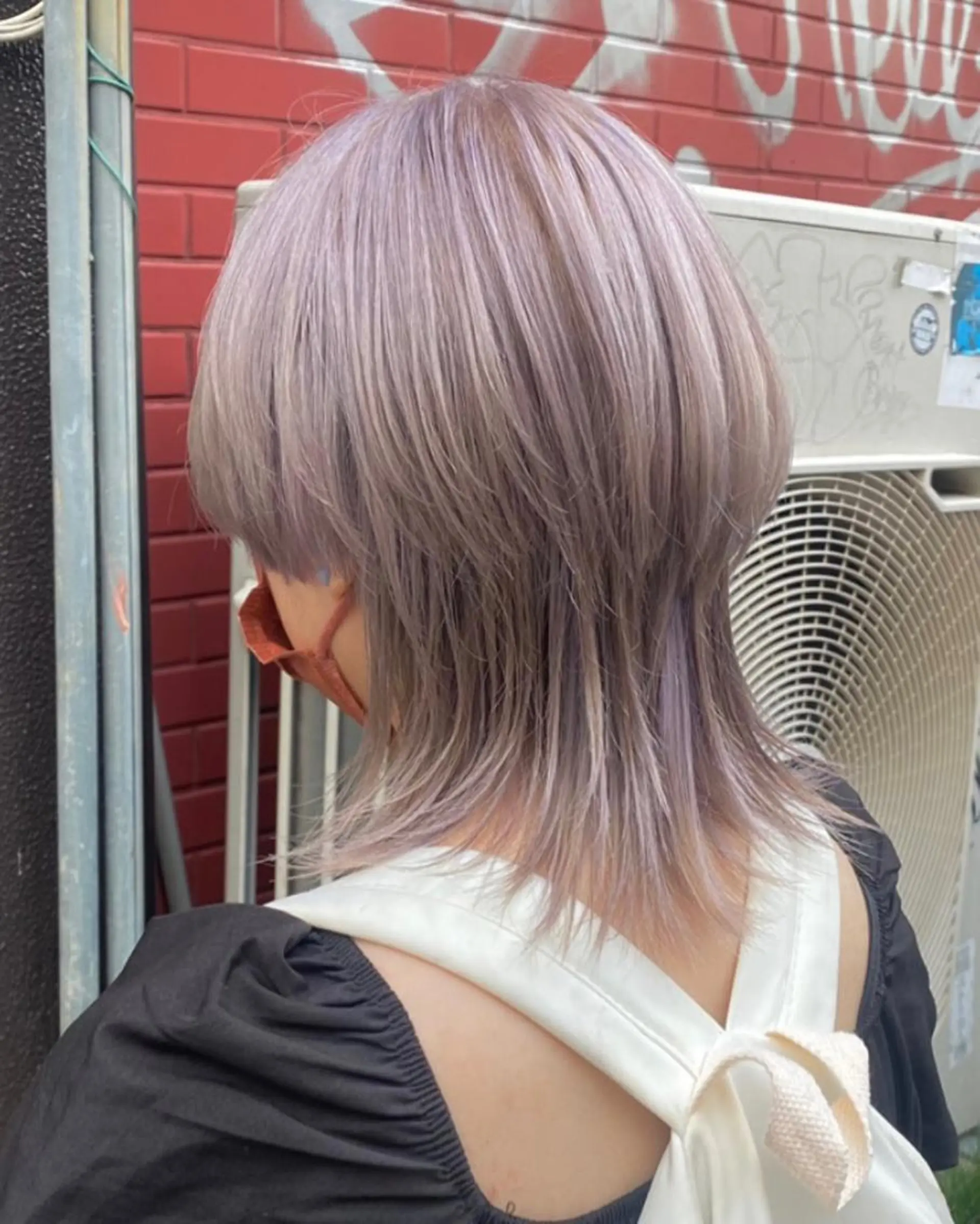 ミディアム カラー shiga mariaのヘアスタイル