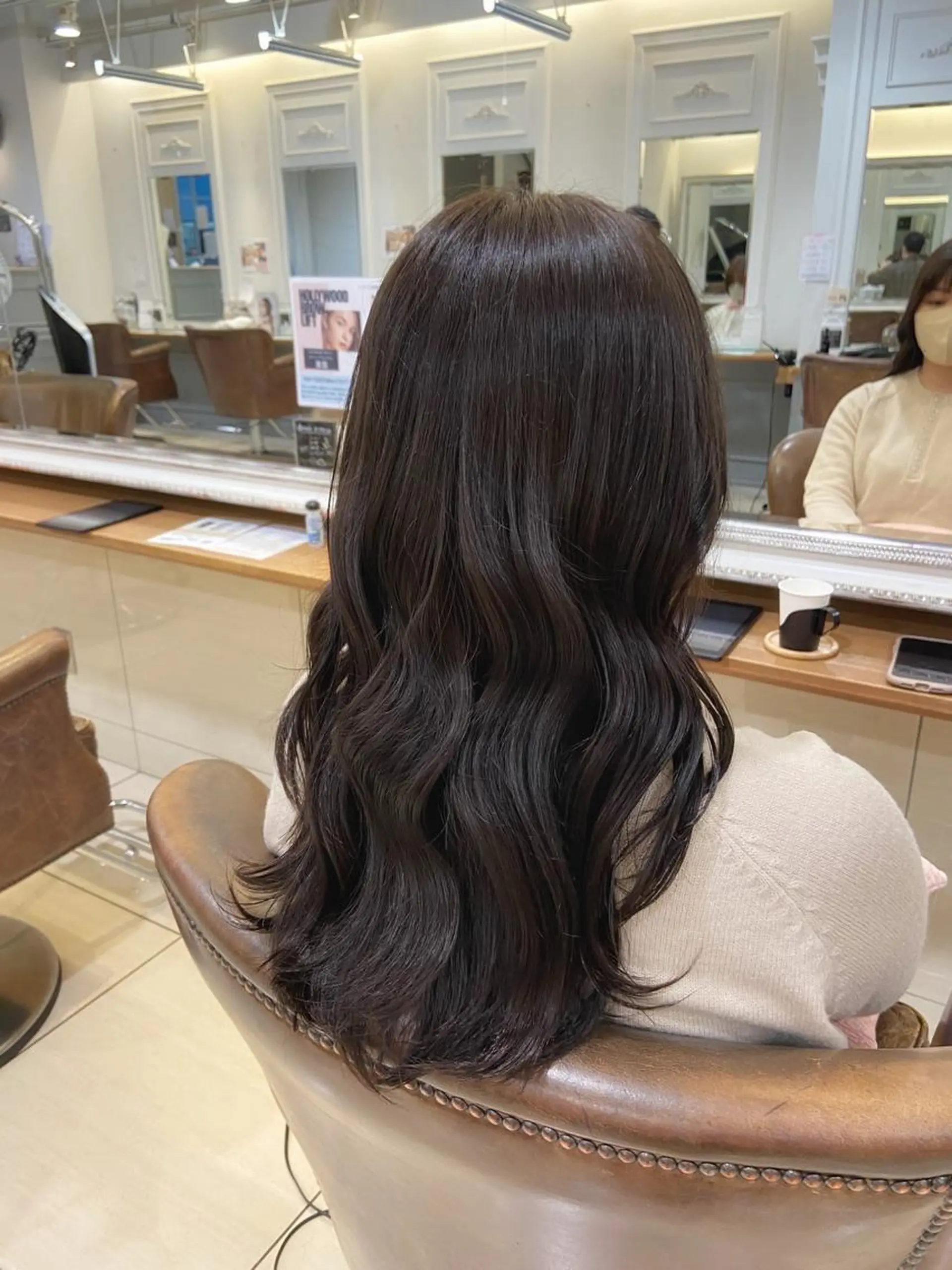 ロング カラー アッシュ アッシュブラウン ブラウンカラー カット ヘアカラー 🫧 nanaco🫧のヘアスタイル
