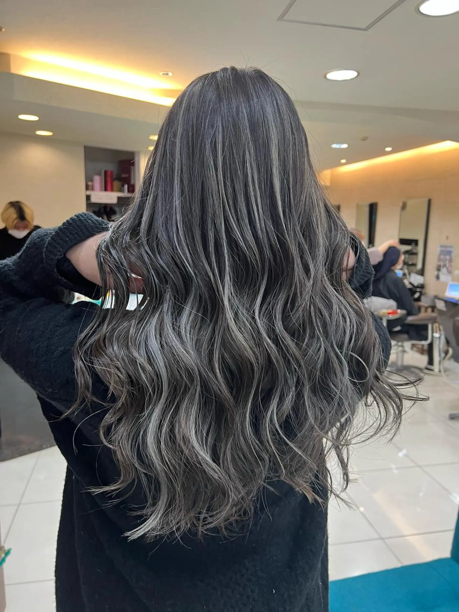 ロング ハイライト ヘアカラー 🇺🇸ハイライト特 化美容師🇺🇸漆沢のヘアスタイル