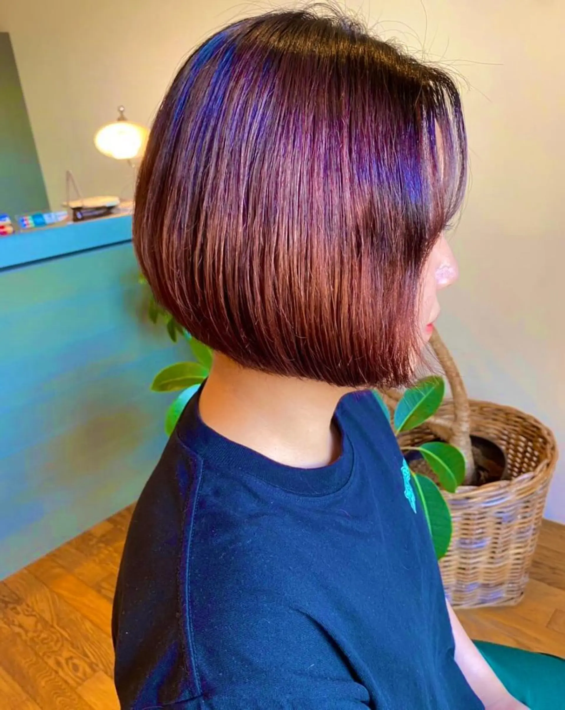 ショート カラー 小島 千夏のヘアスタイル