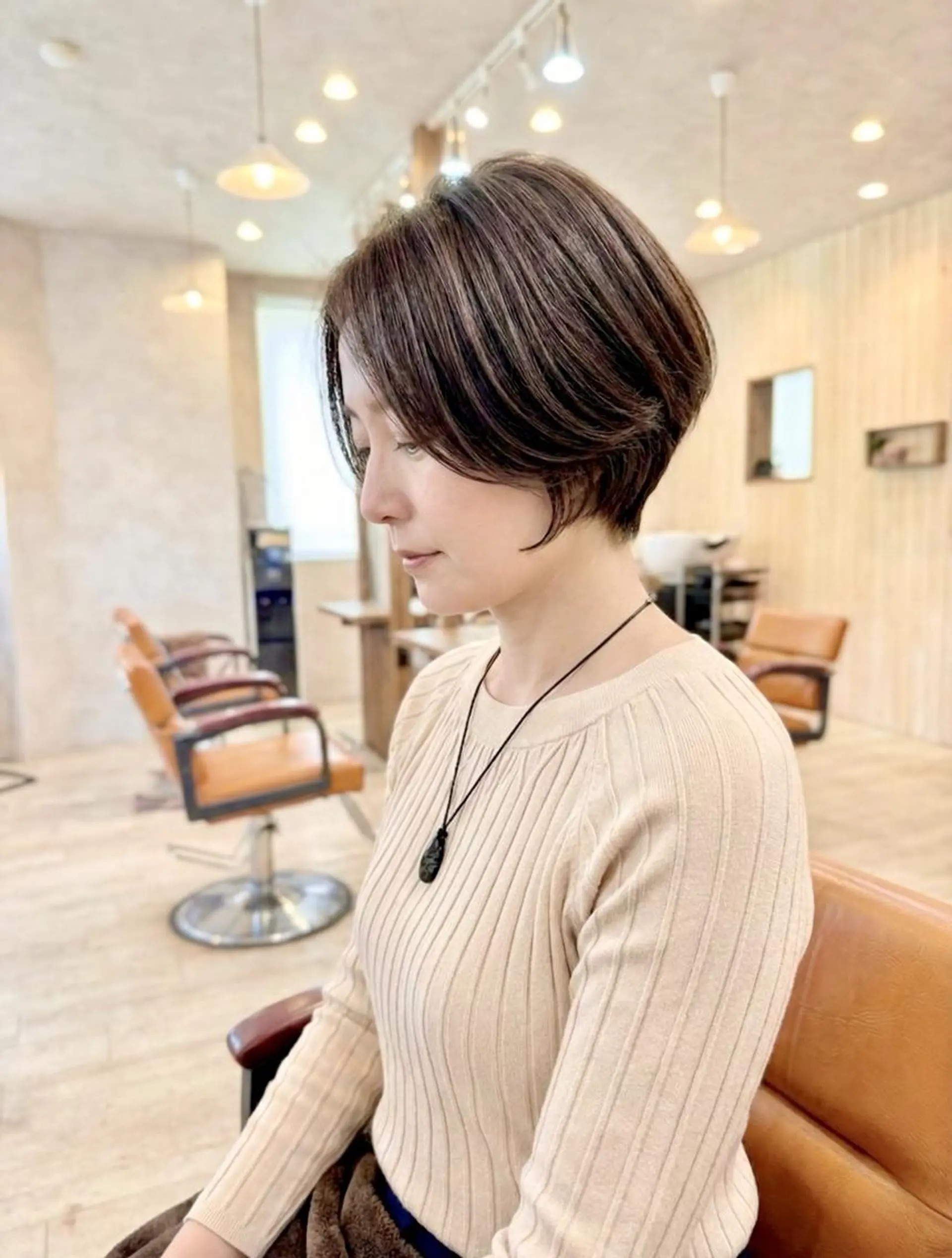 ショート ショートボブ ボブ ショートヘア カット ヘアカラー トリートメント 一宮駅3分/水野/ ショート/ボブのヘアスタイル