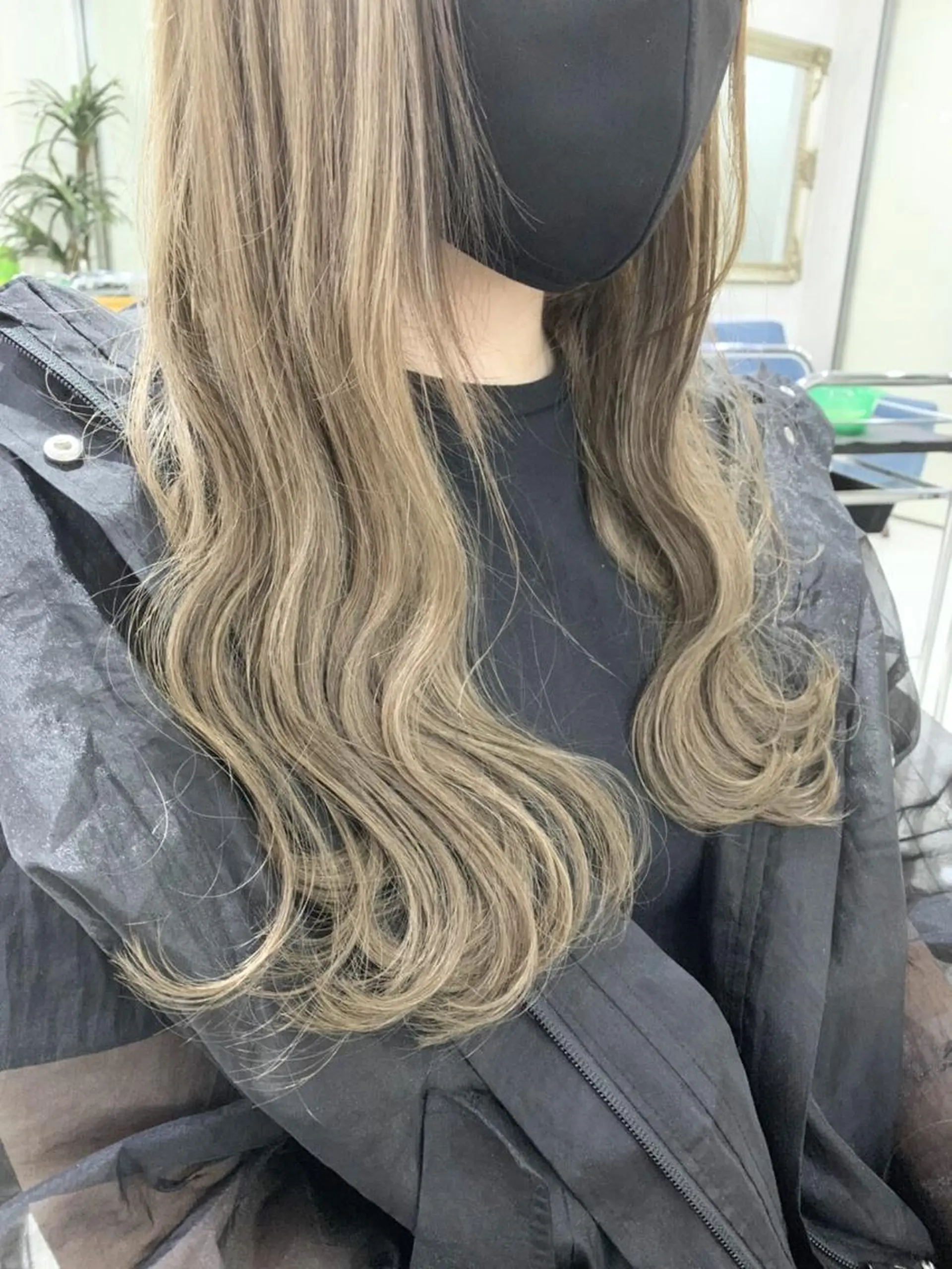 ロング カラー ヘアアレンジ レミーエクステ大阪 Device梅田のヘアスタイル