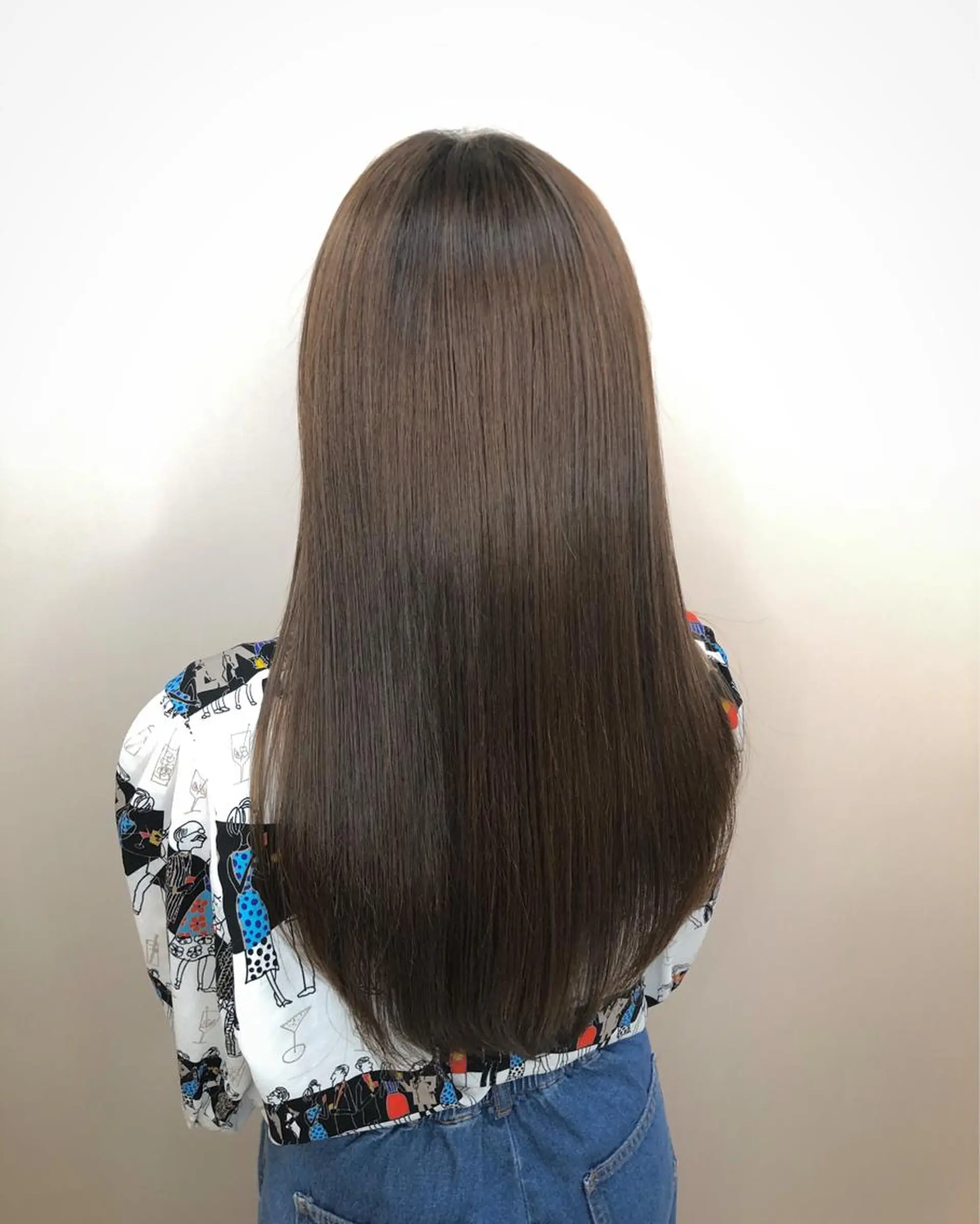 ロング 縮毛矯正 透明感カラー✨ツヤ髪 廣畑昌志のヘアスタイル