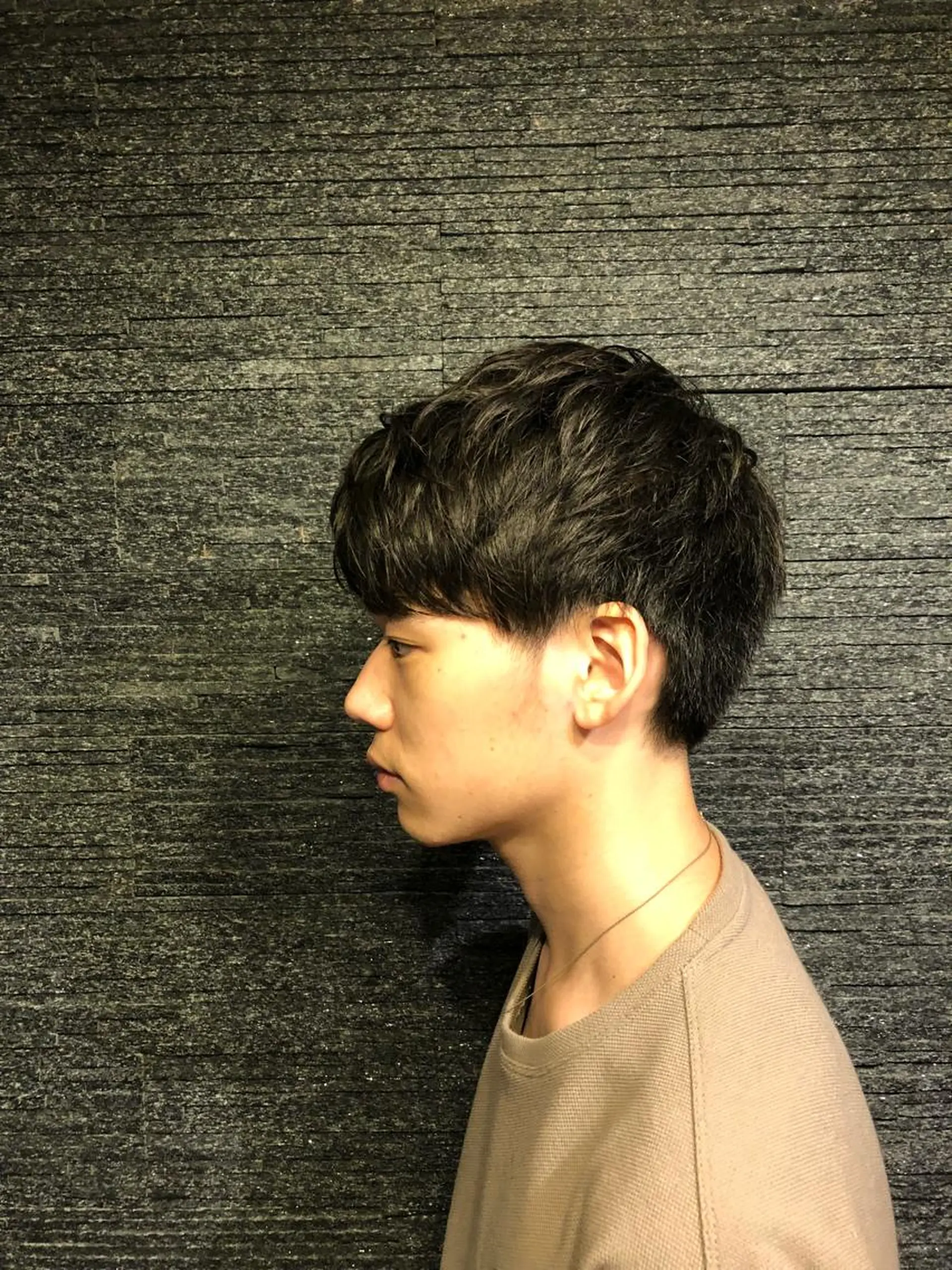 ミディアム メンズ ヒロ銀座所属・牧 颯斗のヘアスタイル