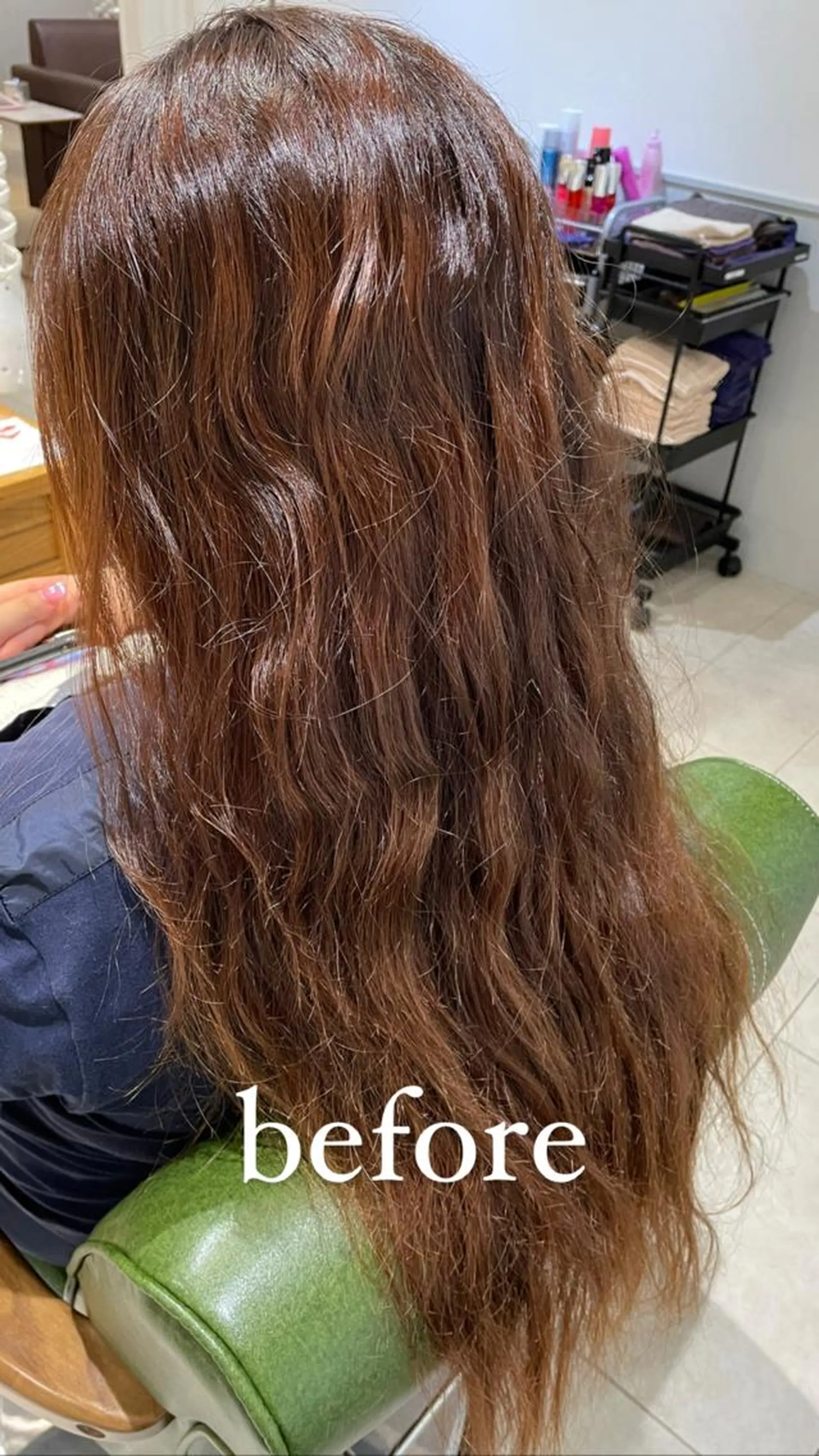 ロング カラー アクアカラー 髪質改善 トリートメント カット ヘアカラー トリートメント 過去一の柔髪ヘア 🌿IVYjoureのヘアスタイル