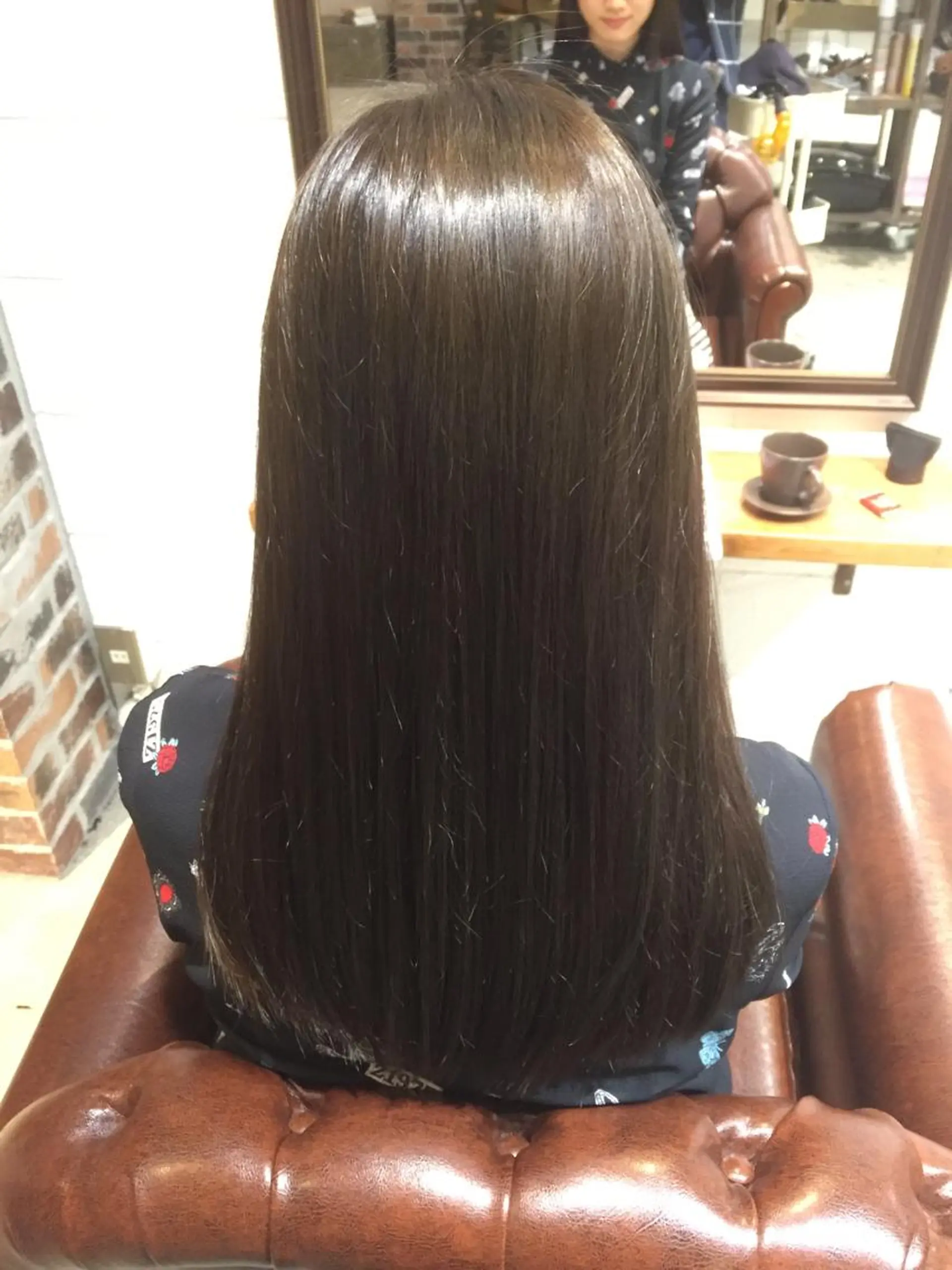 ミディアム セミロング ロング カラー アッシュ ブルーカラー ブルーアッシュ 竹嶌 健吾のヘアスタイル