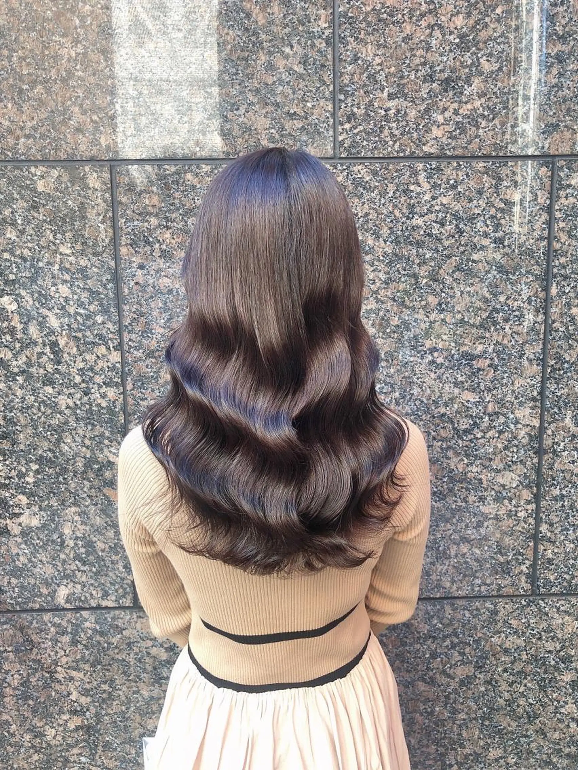 セミロング カラー トリートメント 縮毛矯正/ 髪質改善/浅見拓哉のヘアスタイル