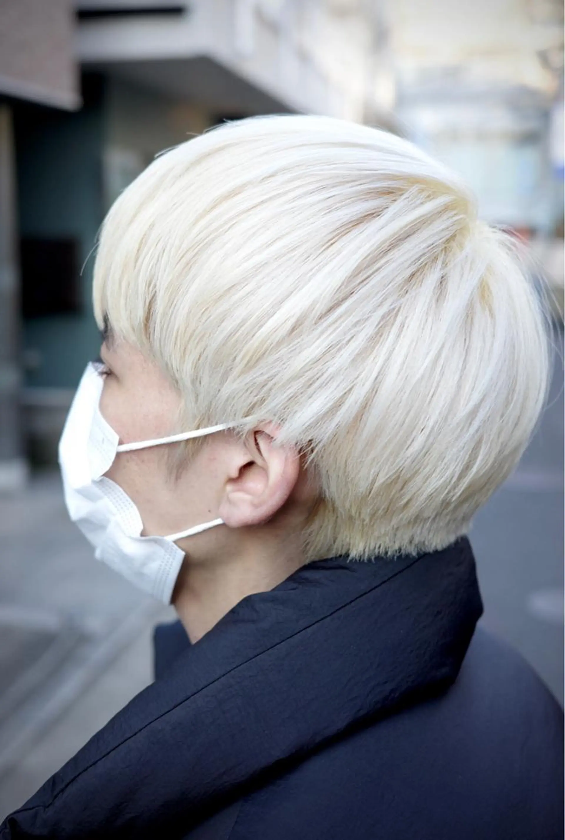 ショート カラー メンズ メンズバレイヤージュ メンズブリーチ メンズハイライト メンズハイトーン メンズインナーカラー KAH所属・Koichi Satoのヘアスタイル