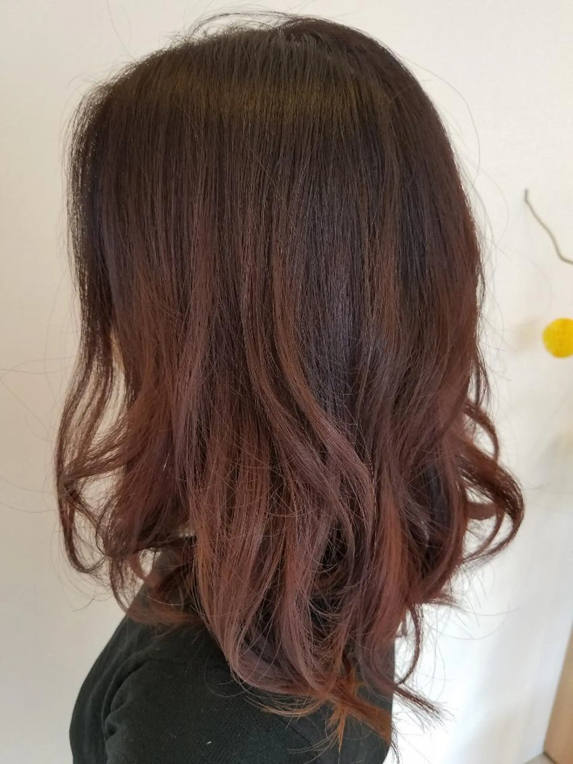 ミディアム カラー グラデーションカラー ピンクカラー 髪質改善/ハイライト 小林秀樹のヘアスタイル