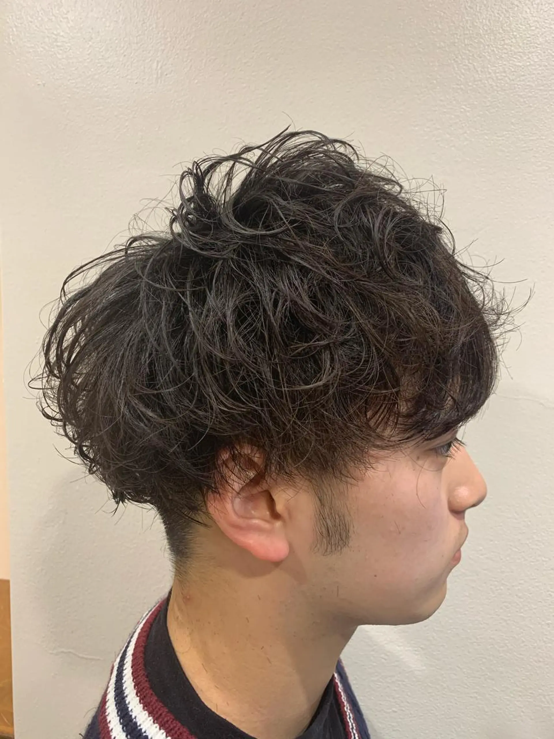 ショート カット パーマ トリートメント ヘッドスパ ヘアセット 山口 竣也のヘアスタイル