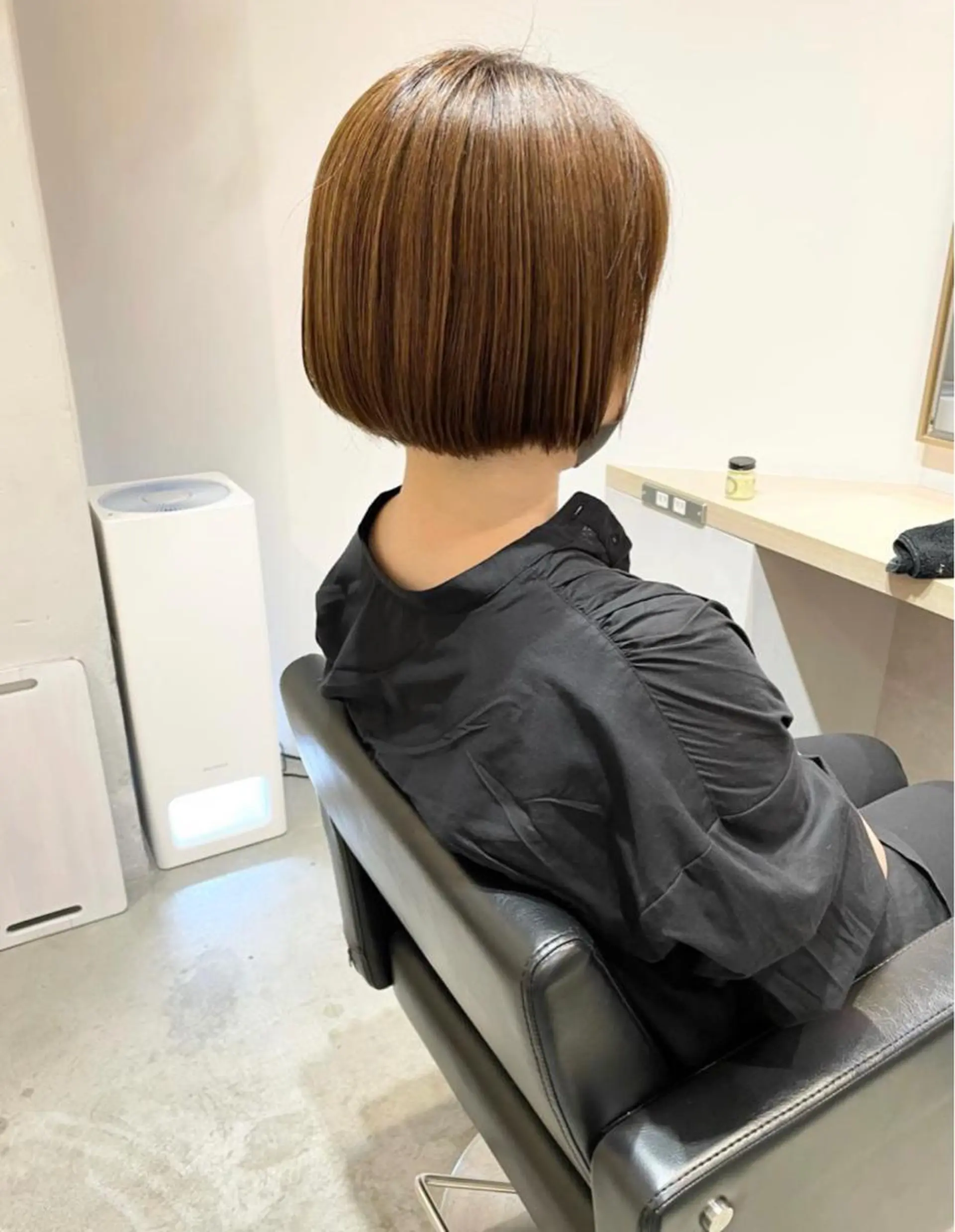 ショート 縮毛矯正 上原 みちるのヘアスタイル