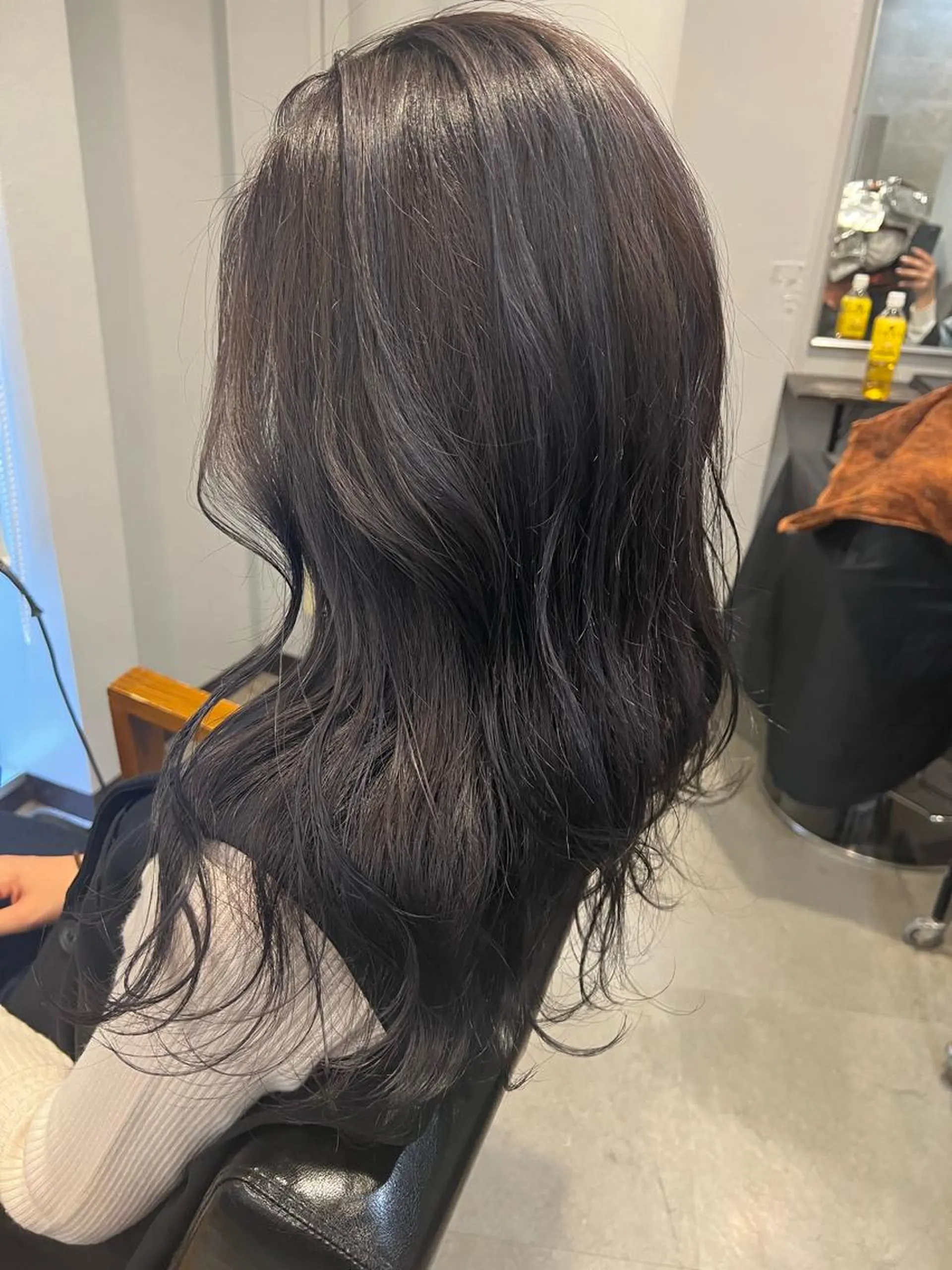 ロング カラー カット ヘアカラー トリートメント M IIのヘアスタイル