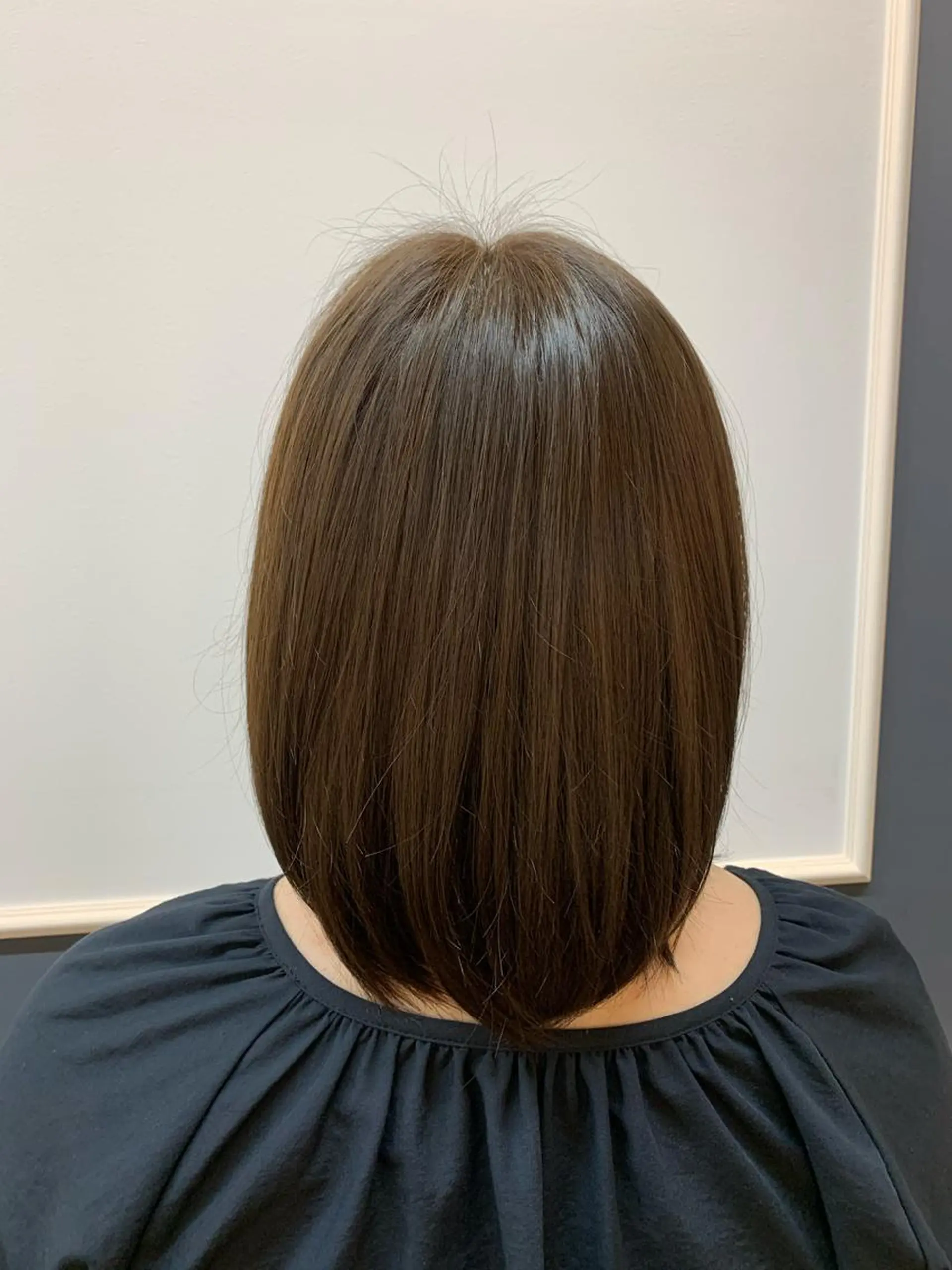 カラー グレージュ 福士 愛里のヘアスタイル
