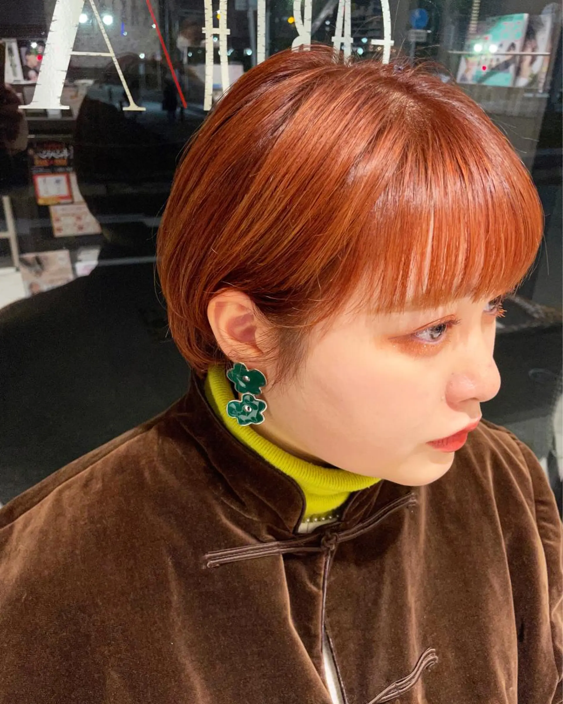 ショート カラー ヘアカラー トリートメント コイデ リュウセイのヘアスタイル