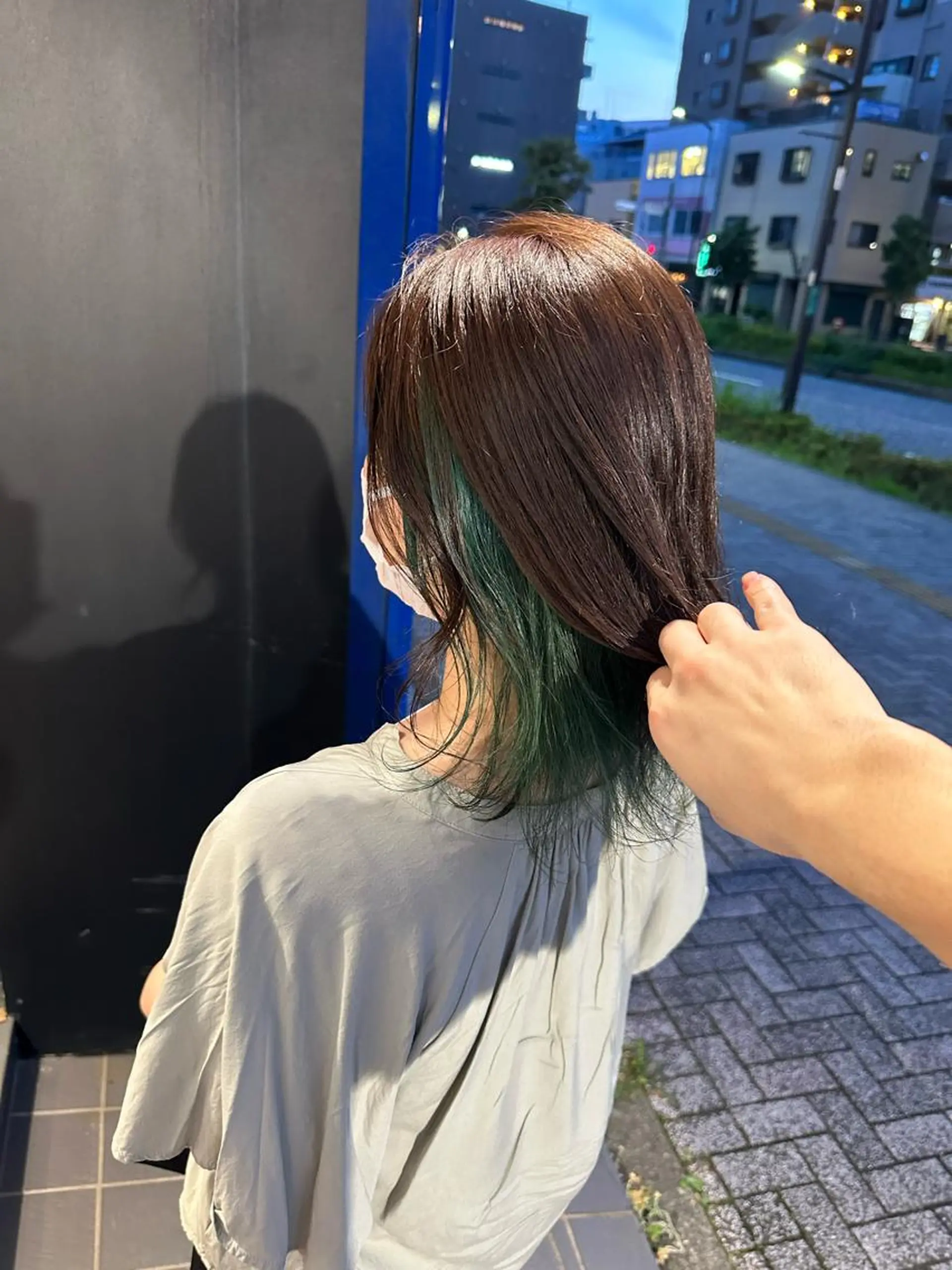 ミディアム カット ヘアカラー ★糀谷 敬大のヘアスタイル