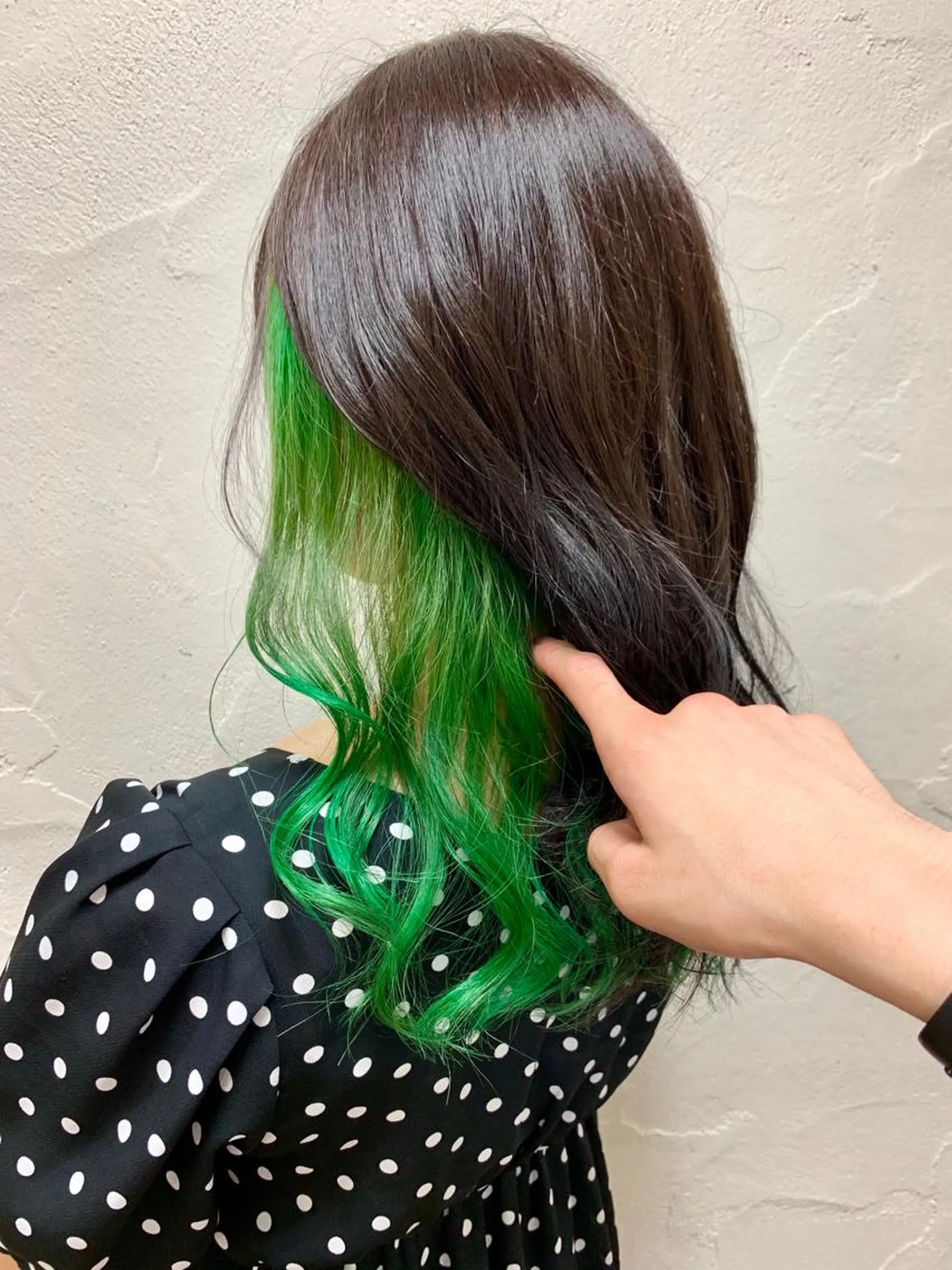 ミディアム カラー ヘアカラー 映える顔周りカット ♥️韓国ヘア"ちぇるのヘアスタイル