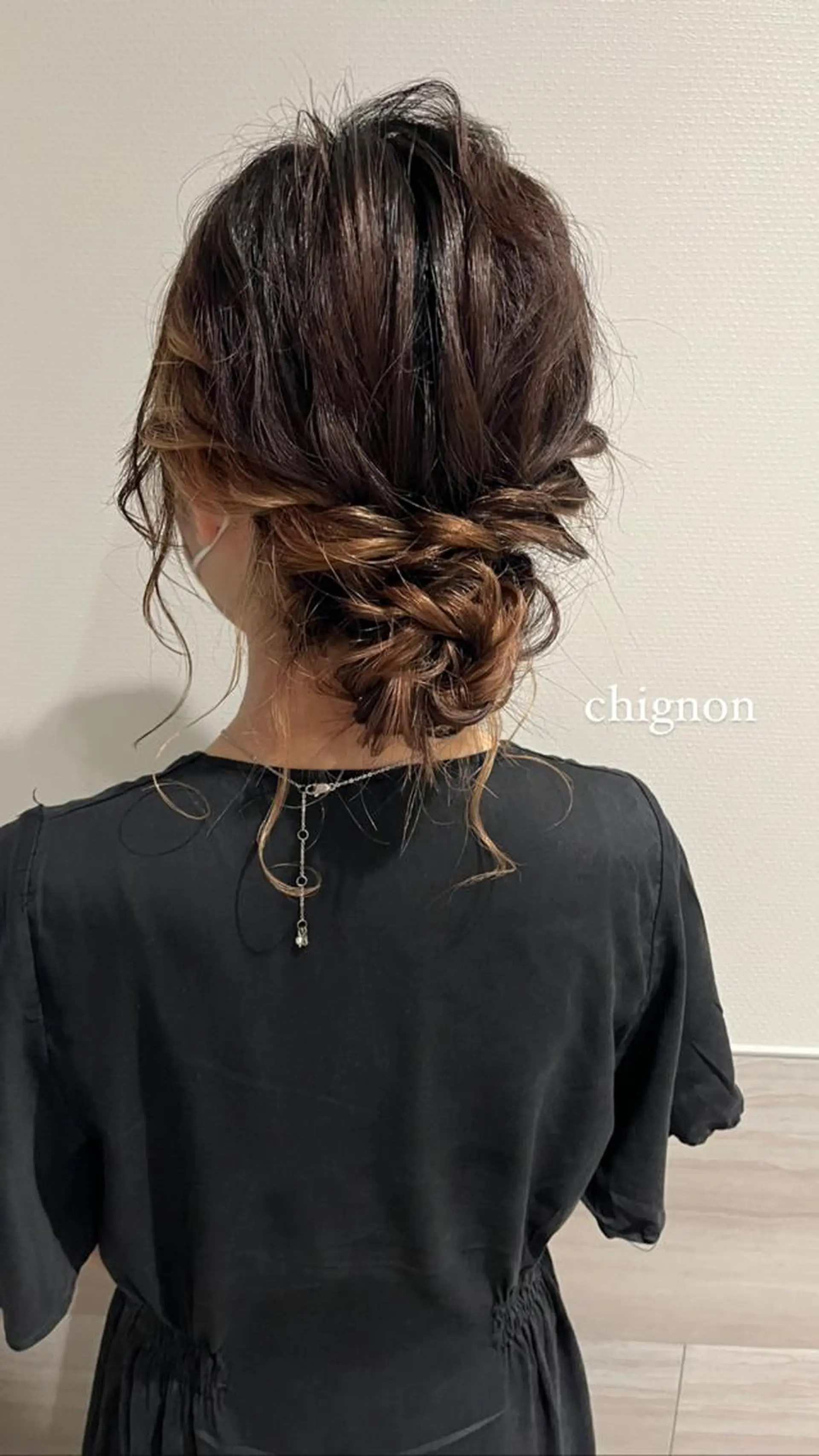 ミディアム ヘアアレンジ tomida yukiのマツエク・マツパデザイン