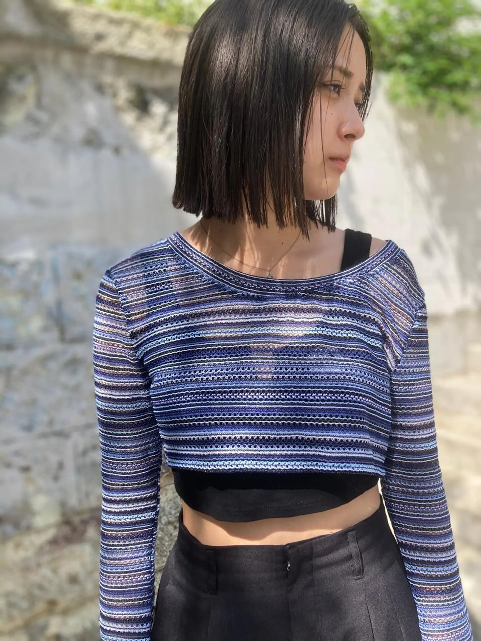 ショート カラー ブルーカラー シルバー ボブ ainico.所属・髪質改善　艶髪✨ Teppeiのヘアスタイル