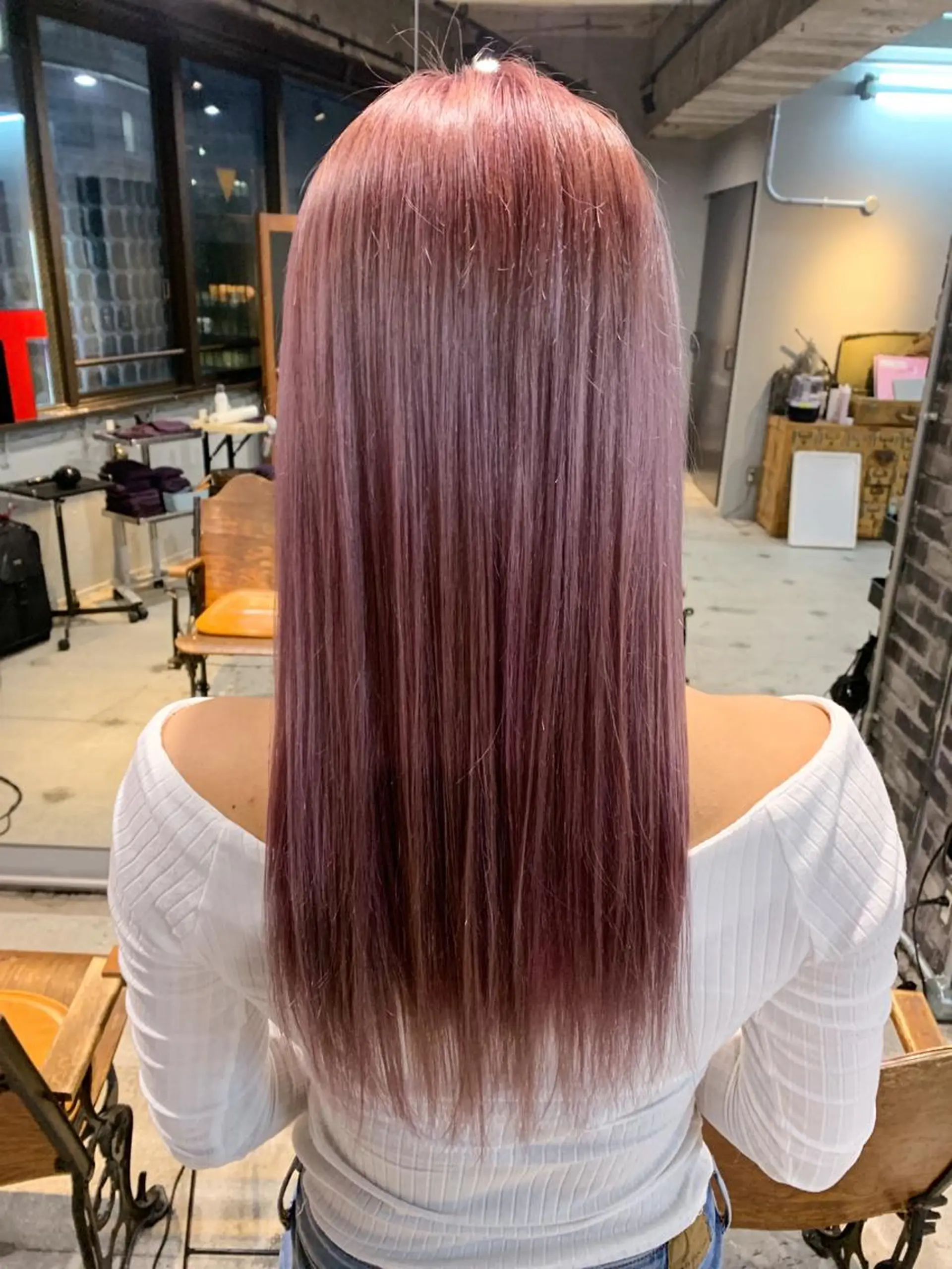 ロング カラー ヘアカラー トリートメント 代表 中島貴志のヘアスタイル