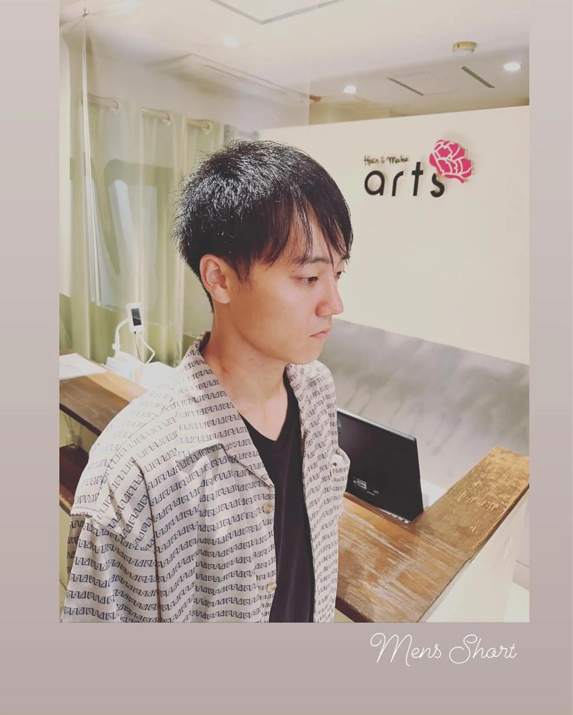 ショート メンズ メンズショート 刈り上げ ショートヘア 銀座/ダブルカラー/ レイヤーカット/高梨のヘアスタイル