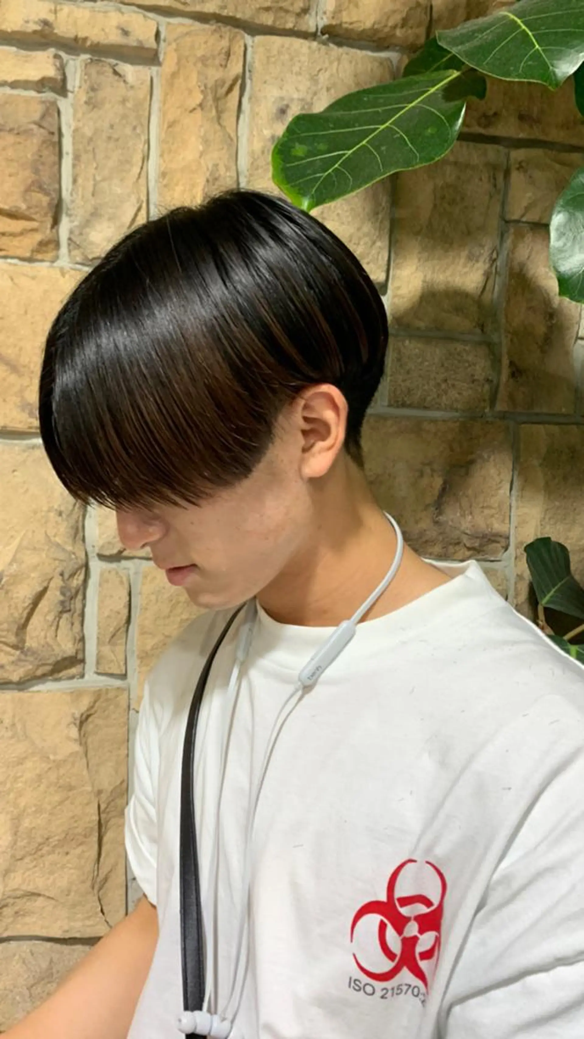 メンズ センターパート 似合わせレイヤーカ ット　ʚɞ riiのヘアスタイル