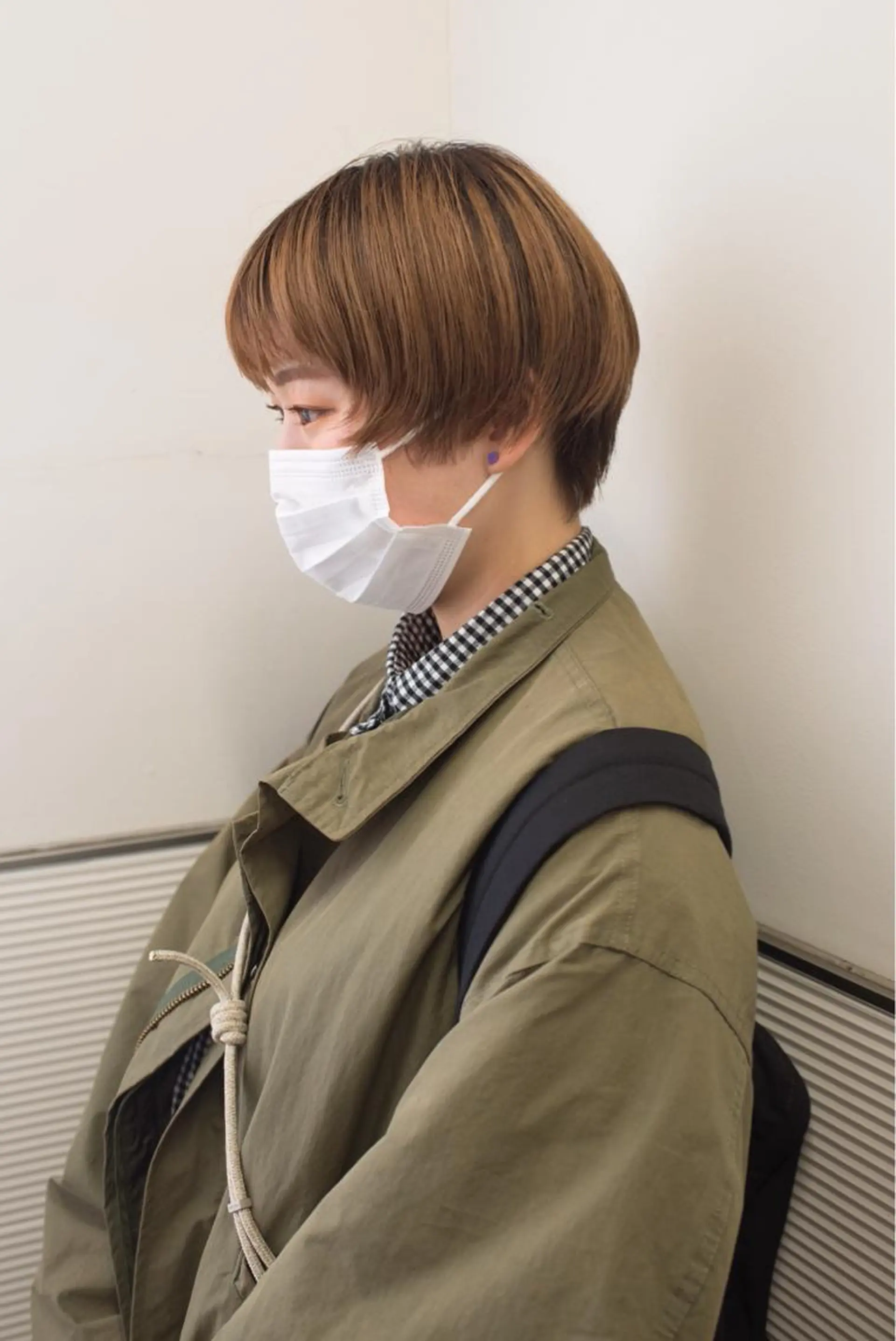 ショート カラー 千葉 慎也のヘアスタイル