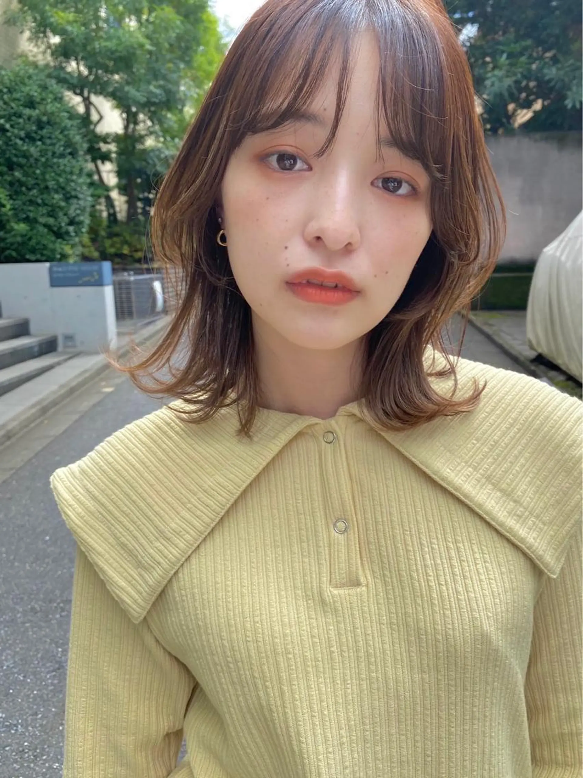 ミディアム カラー まつ毛パーマ🐏 NANAMIのマツエク・マツパデザイン