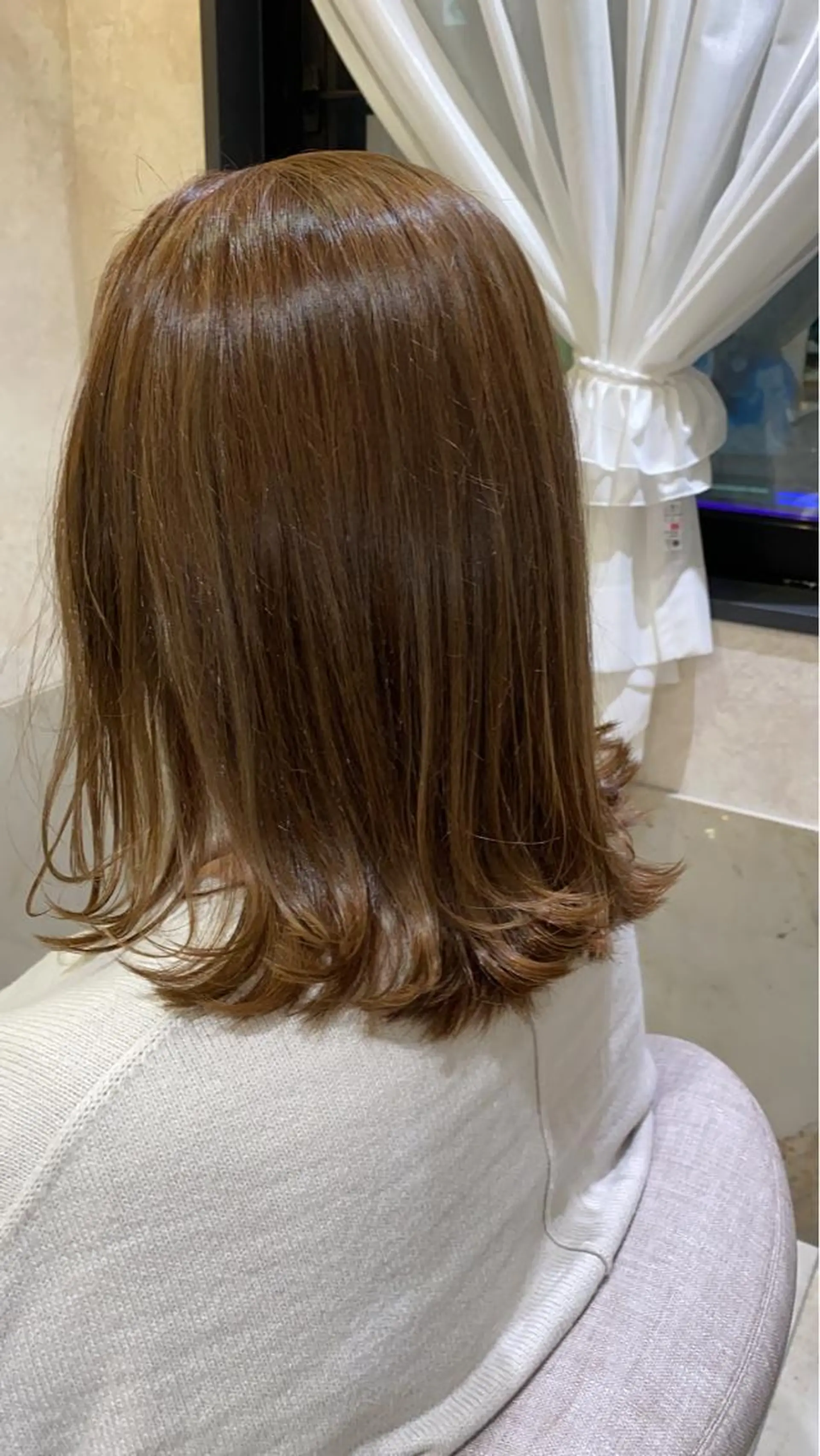 ミディアム カラー カット ヘアカラー トリートメント CIEL天六店 三上春のヘアスタイル