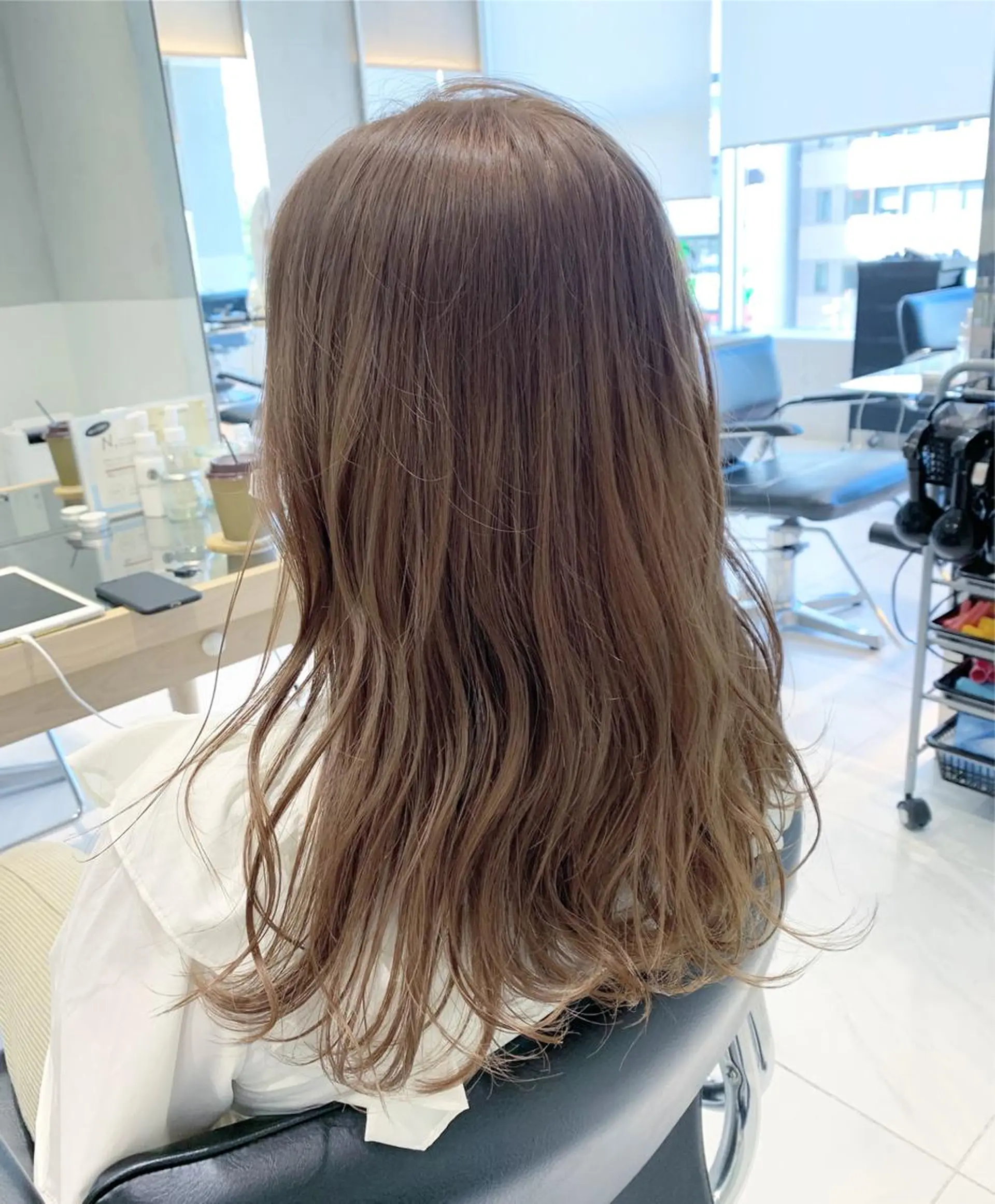 ロング カラー ベージュカラー ヘアカラー minami🪷 暖色カラーのヘアスタイル