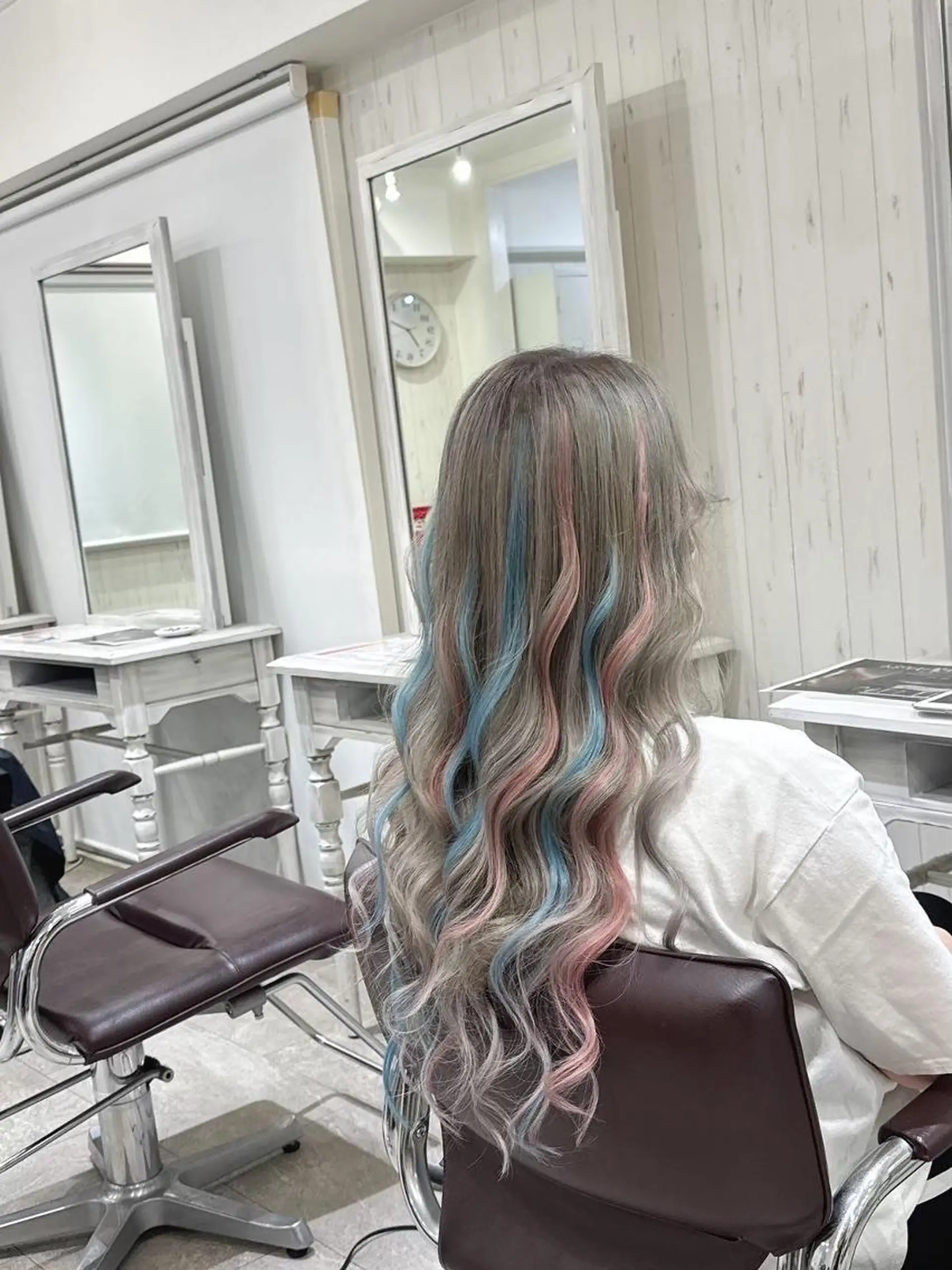 ロング カラー ヘアアレンジ エクステ トリートメント エクステ地域最安値★ Device梅田のヘアスタイル