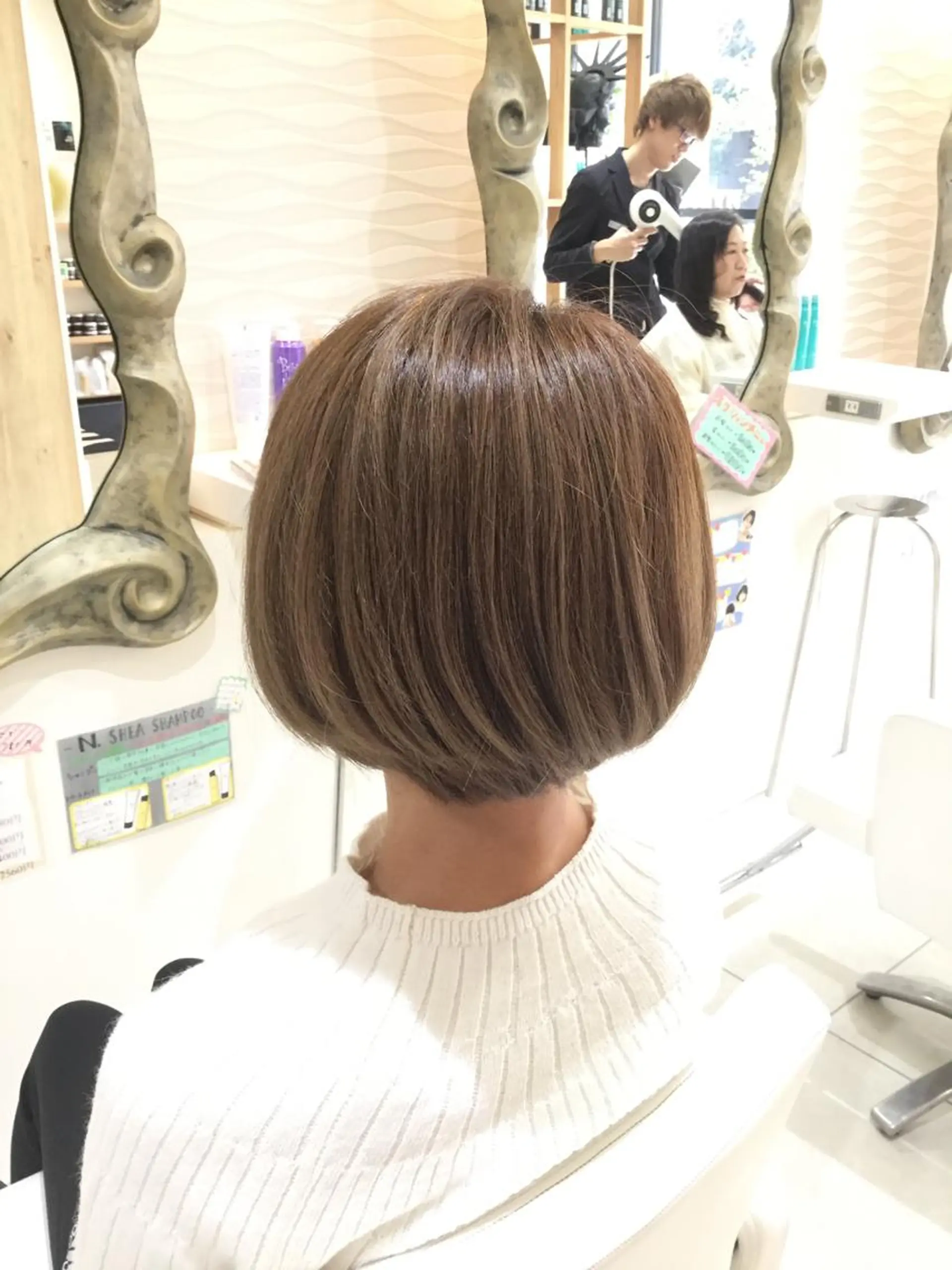 ショート カラー ヘアカラー トリートメント 松吉 純平のヘアスタイル