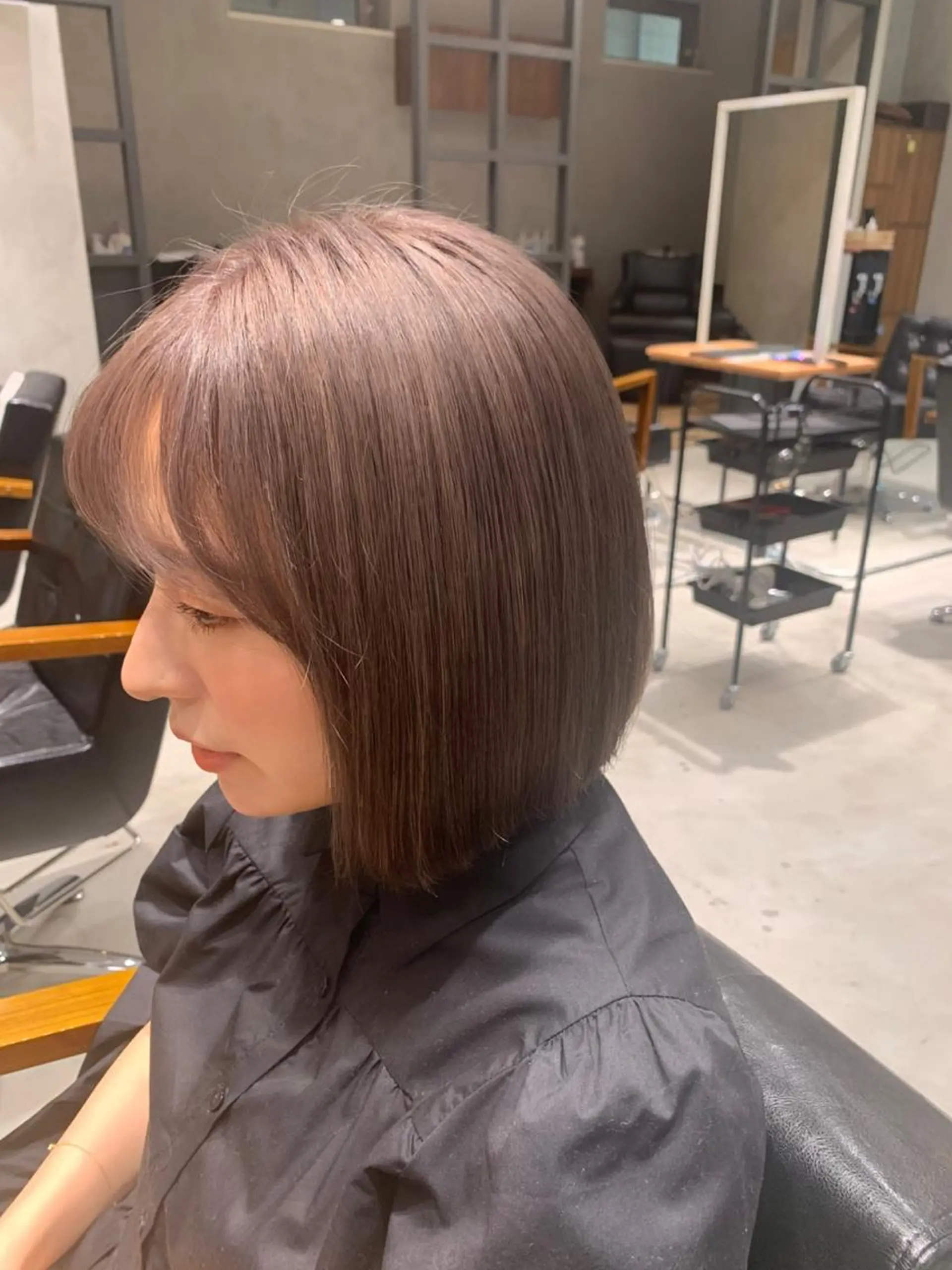 ショート カット ヘアカラー トリートメント stylist  ＊ mahoのヘアスタイル