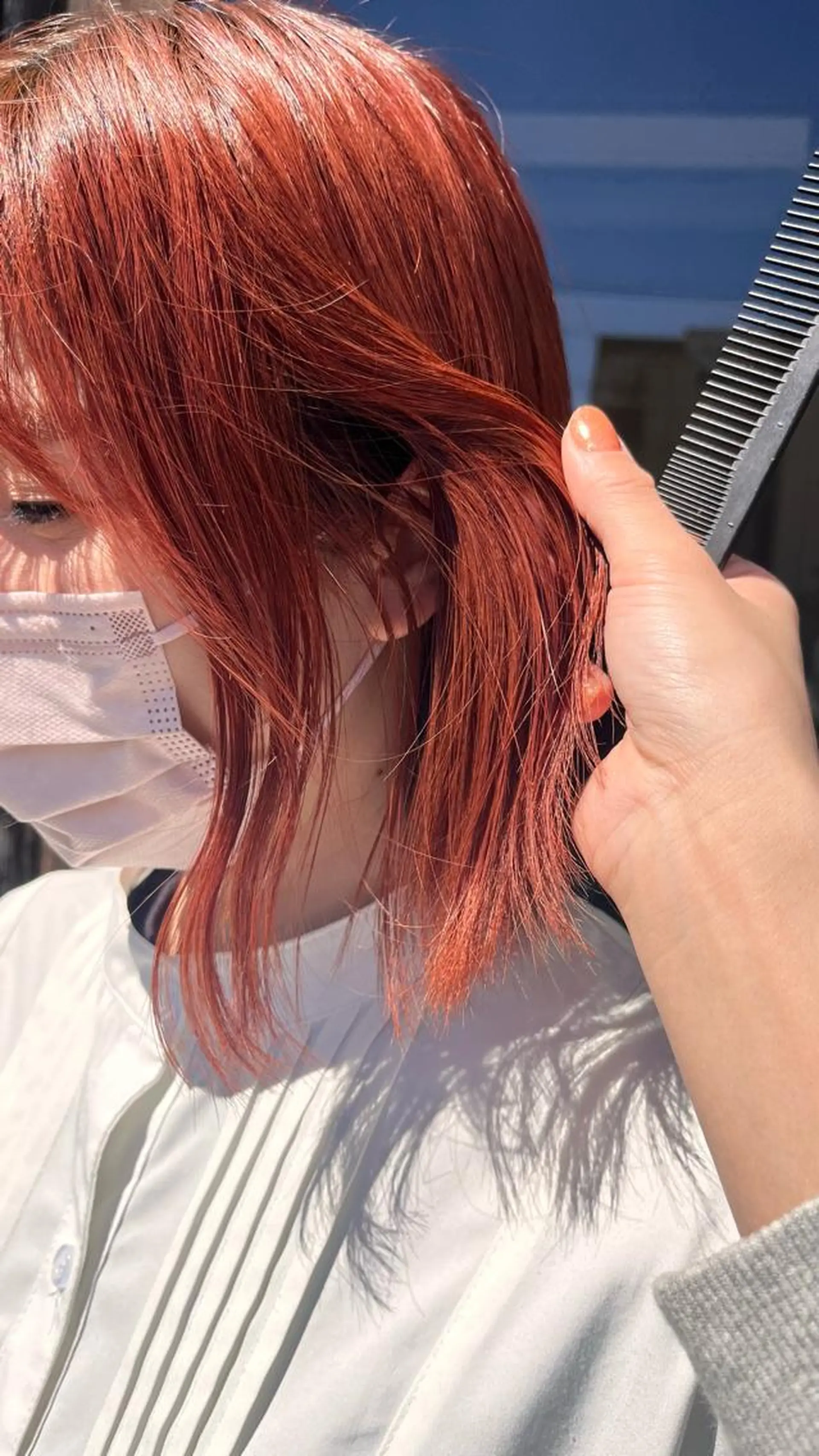 ミディアム 中村 友香のヘアスタイル