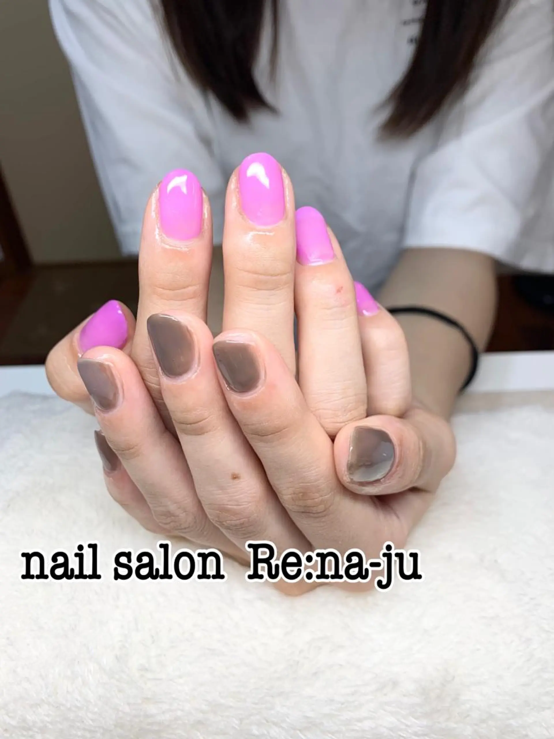 ネイル ハンドネイル nail salon Re:na-juのネイルデザイン