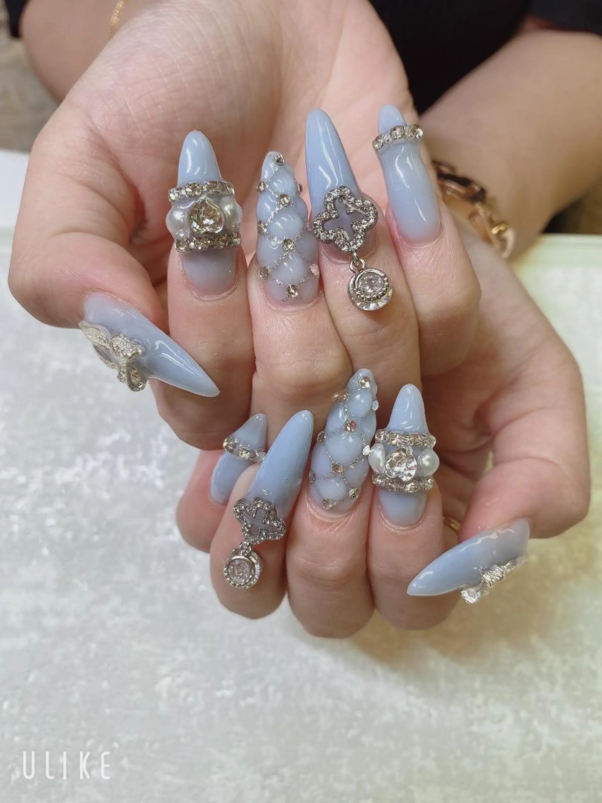 ロング ハンドネイル JNA認定講師🌸 RIEのネイルデザイン