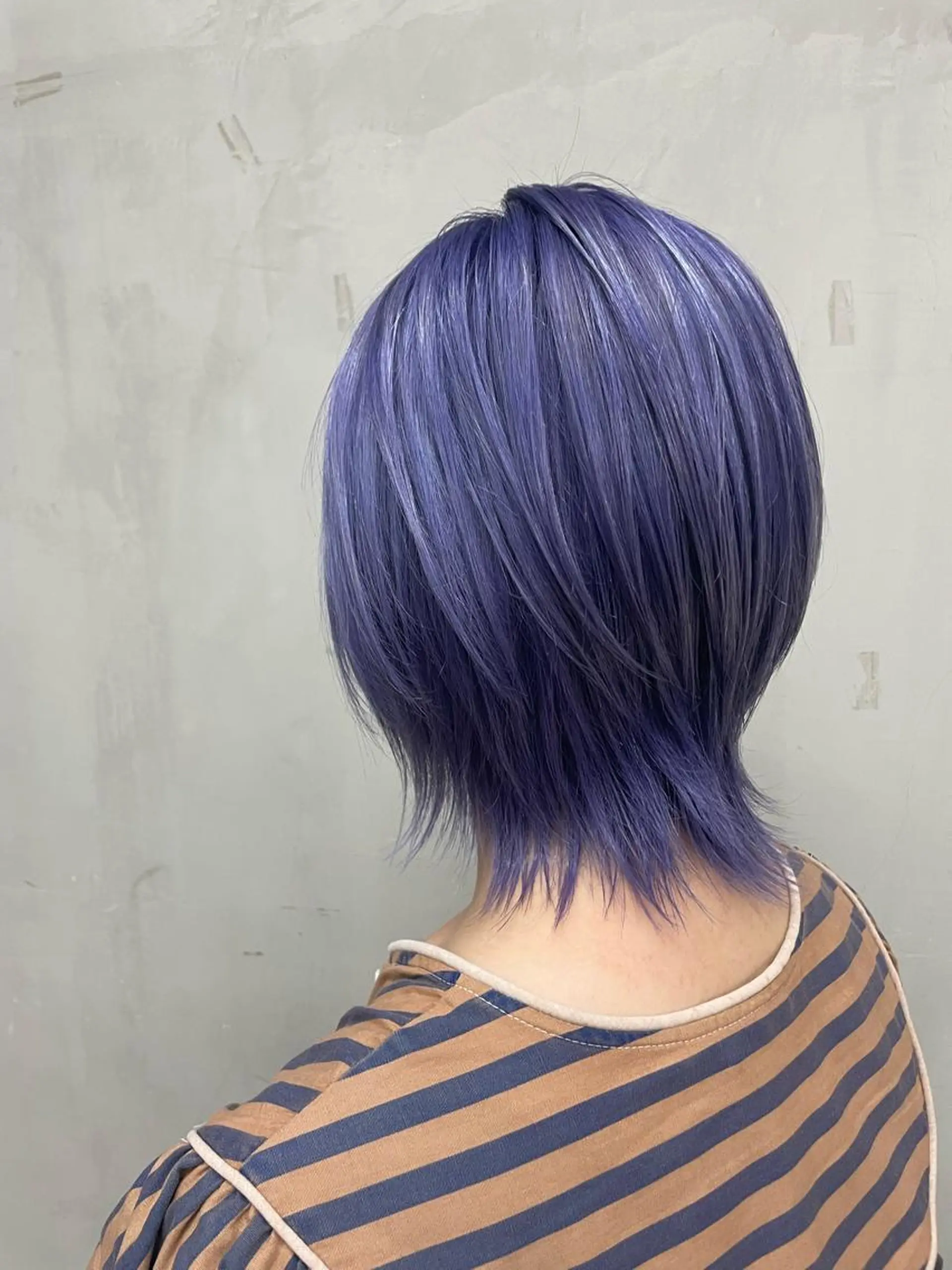 ショート カラー ブルーカラー ブルーバイオレット バイオレットカラー ボブ/ショート/ shinのヘアスタイル