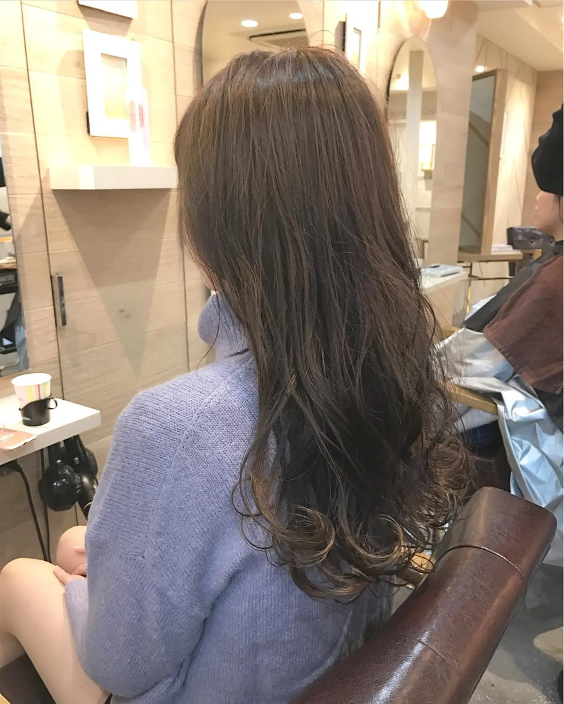 ロング カラー ベージュカラー フォギーベージュ she2.shinjuku所属・顧客様専用予約 新規予約不可のヘアスタイル
