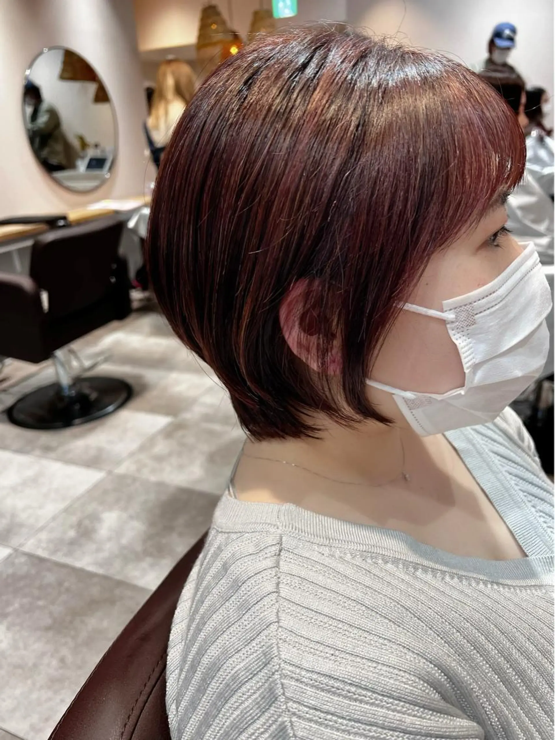 ショート ショートボブ ボブ ショートヘア モテ髪🌈細矢 森平のヘアスタイル