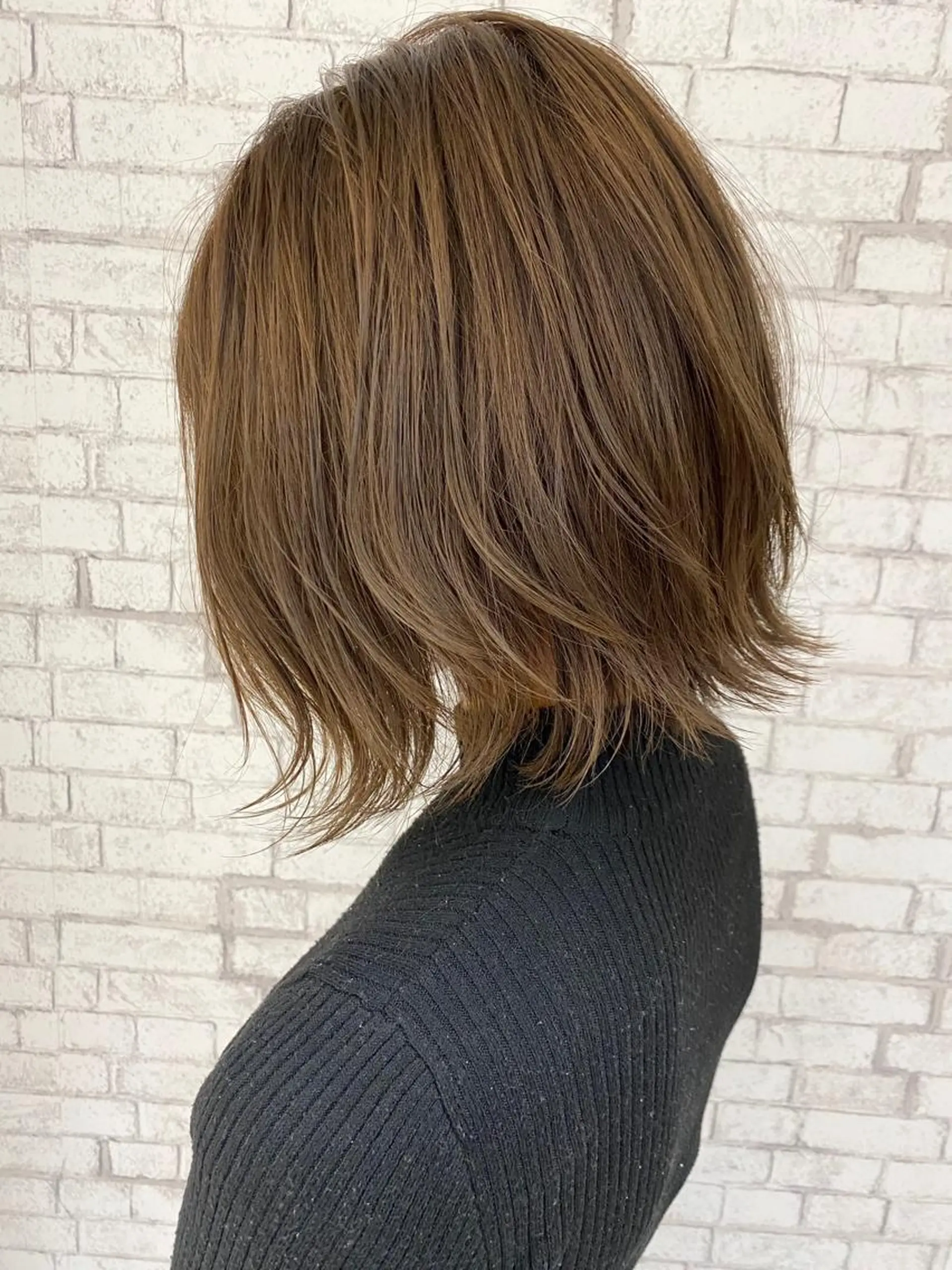 ショート 切りっぱなしボブ ボブ ヘアカラー ショートが得意✂️ 藤城建太のヘアスタイル