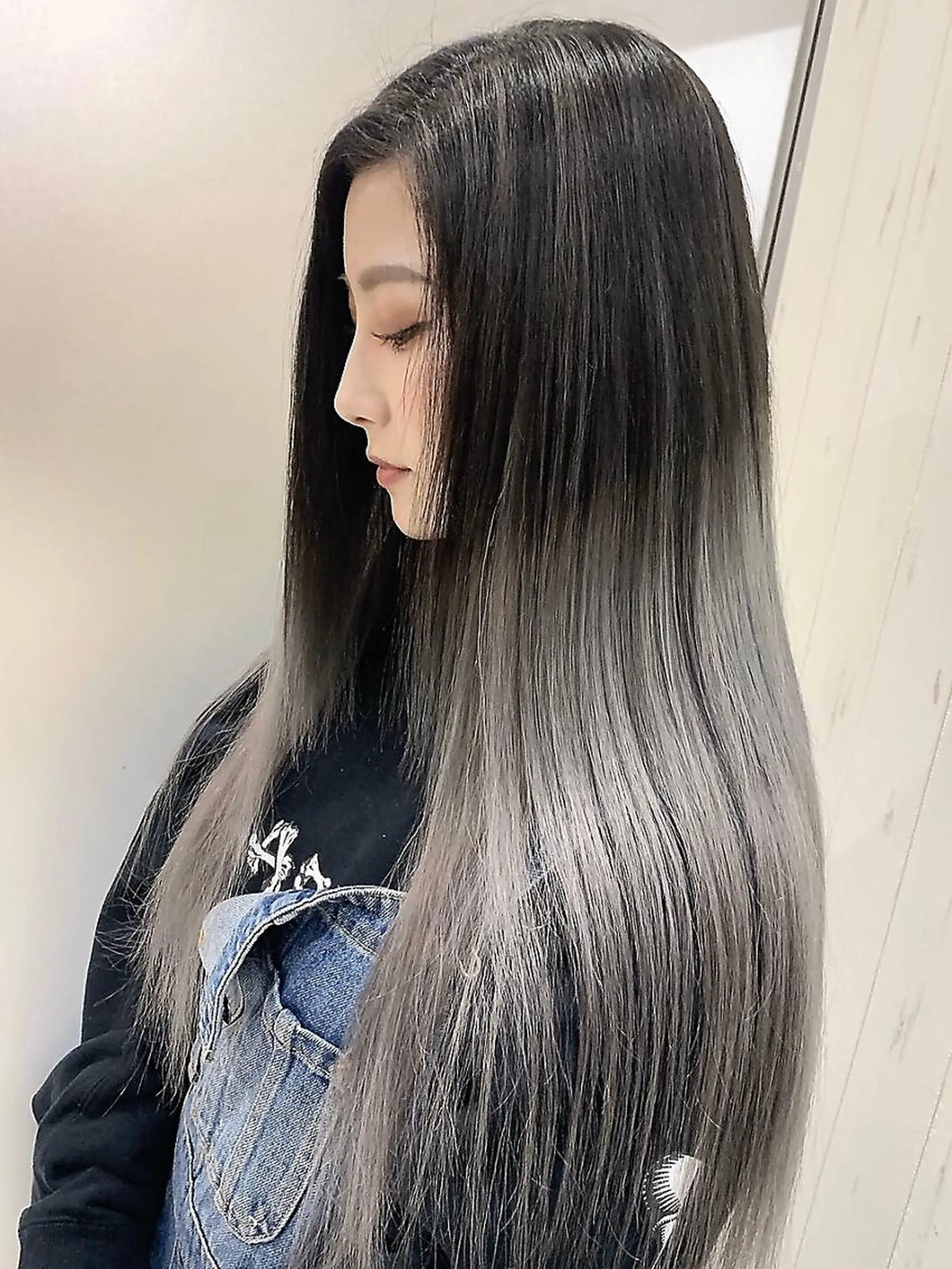 ロング カラー ヘアアレンジ レミーエクステ大阪 Device梅田のヘアスタイル