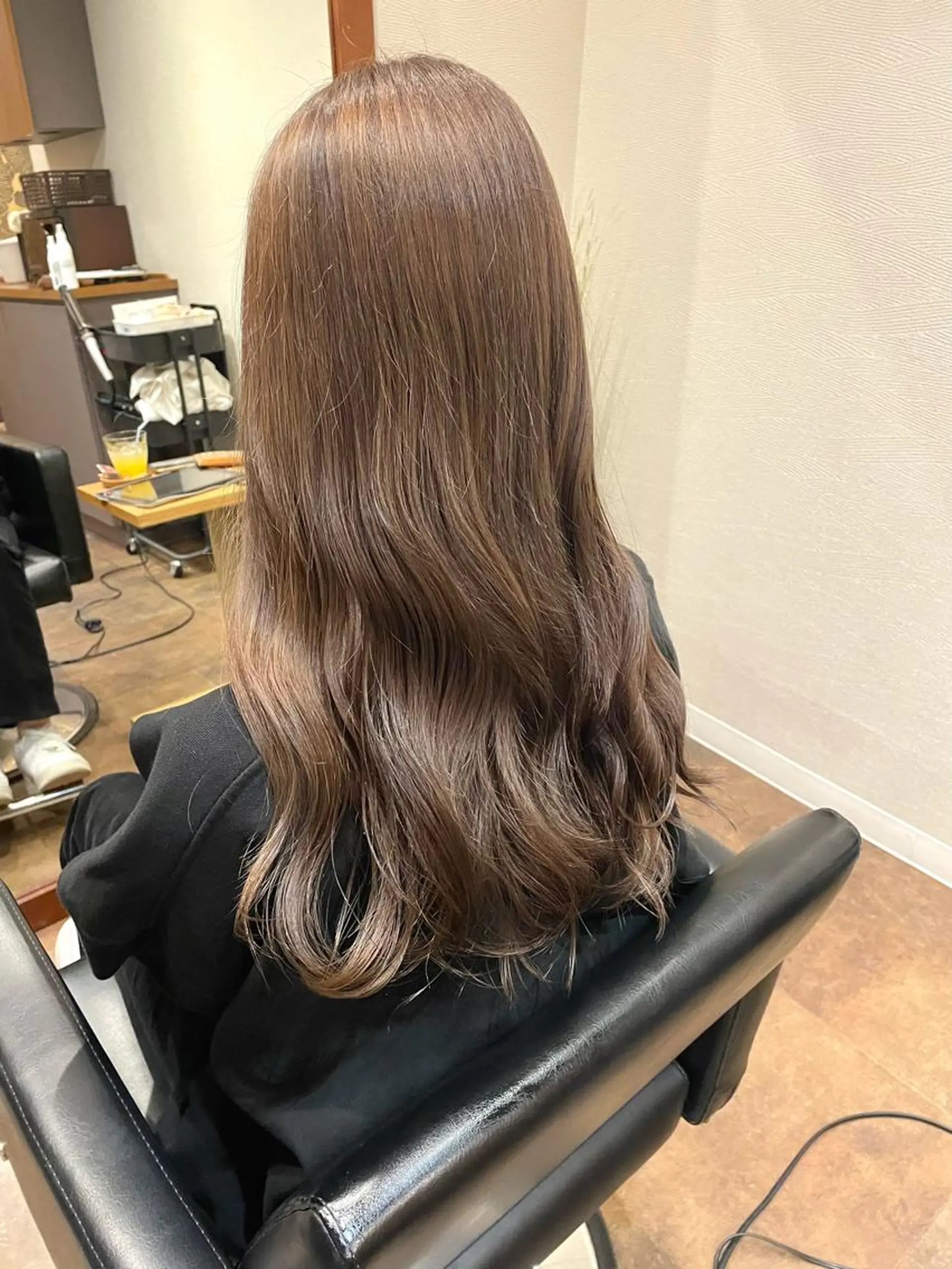 ロング カラー ベージュカラー カット ヘアカラー トリートメント ヘッドスパ 北九州美容室 🕊️わかな✂︎のヘアスタイル