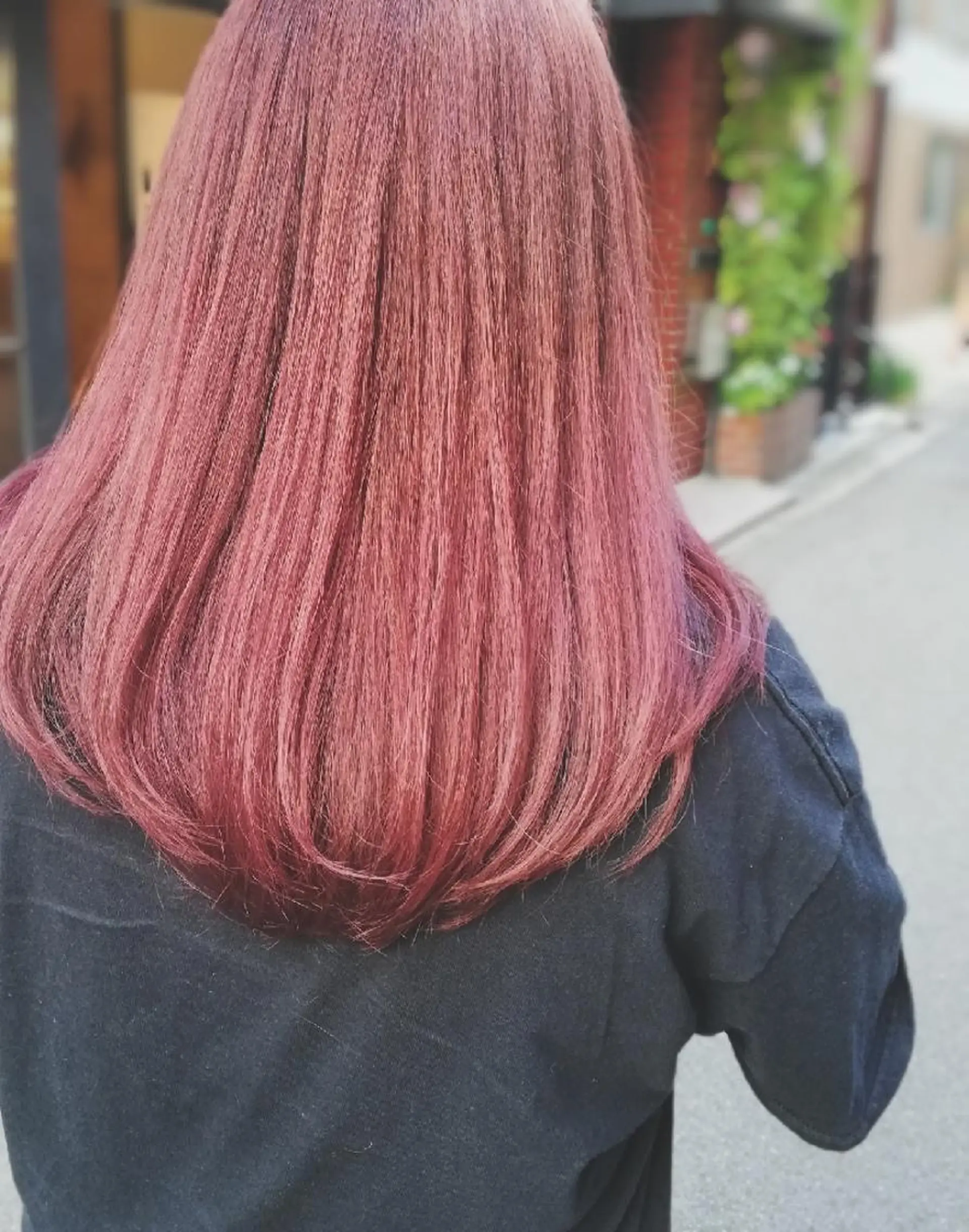 セミロング ヘアカラー トリートメント NEWI京橋 *satokoのヘアスタイル