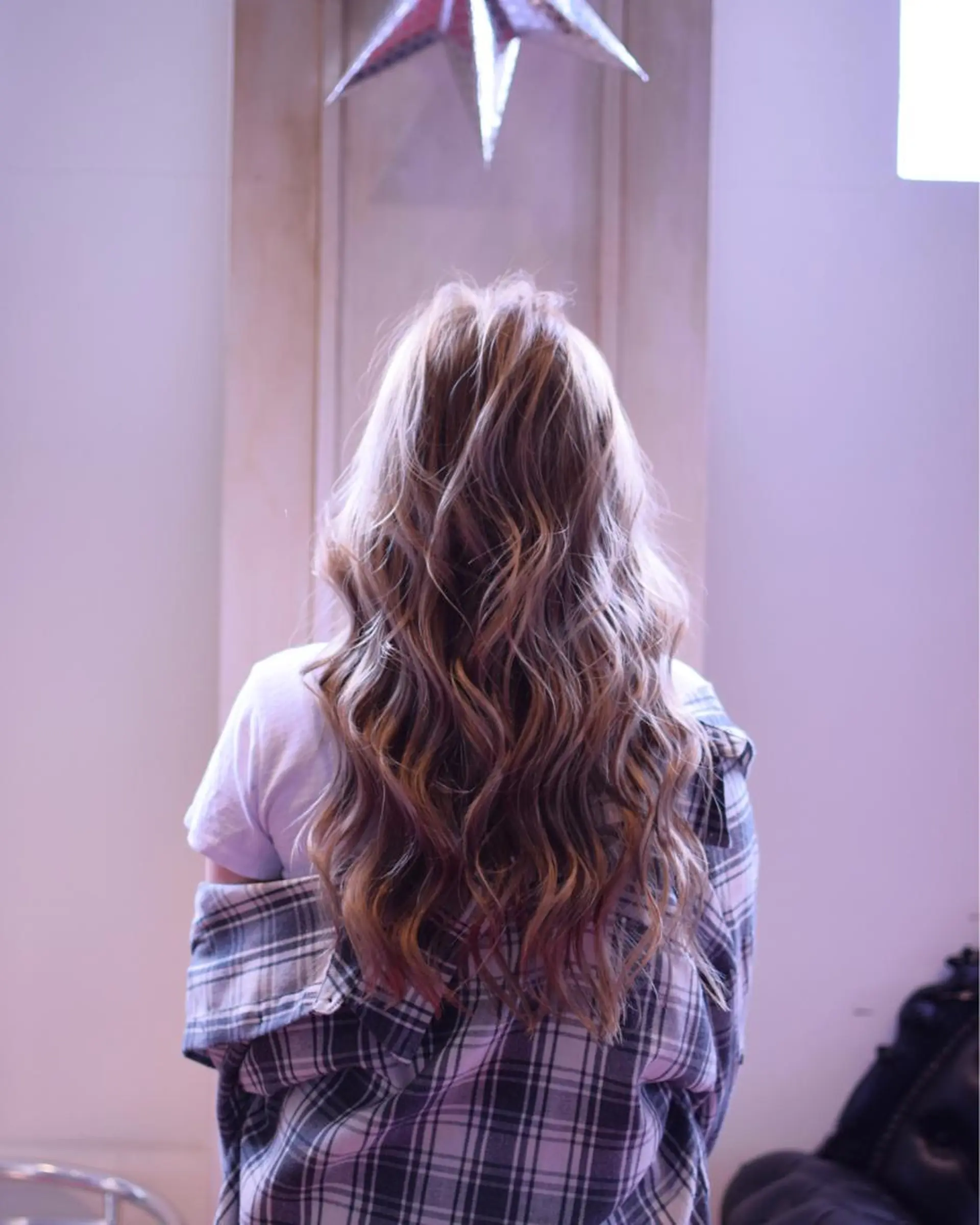 ロング カラー ケアブリーチ白髪染め TAKUMIのヘアスタイル