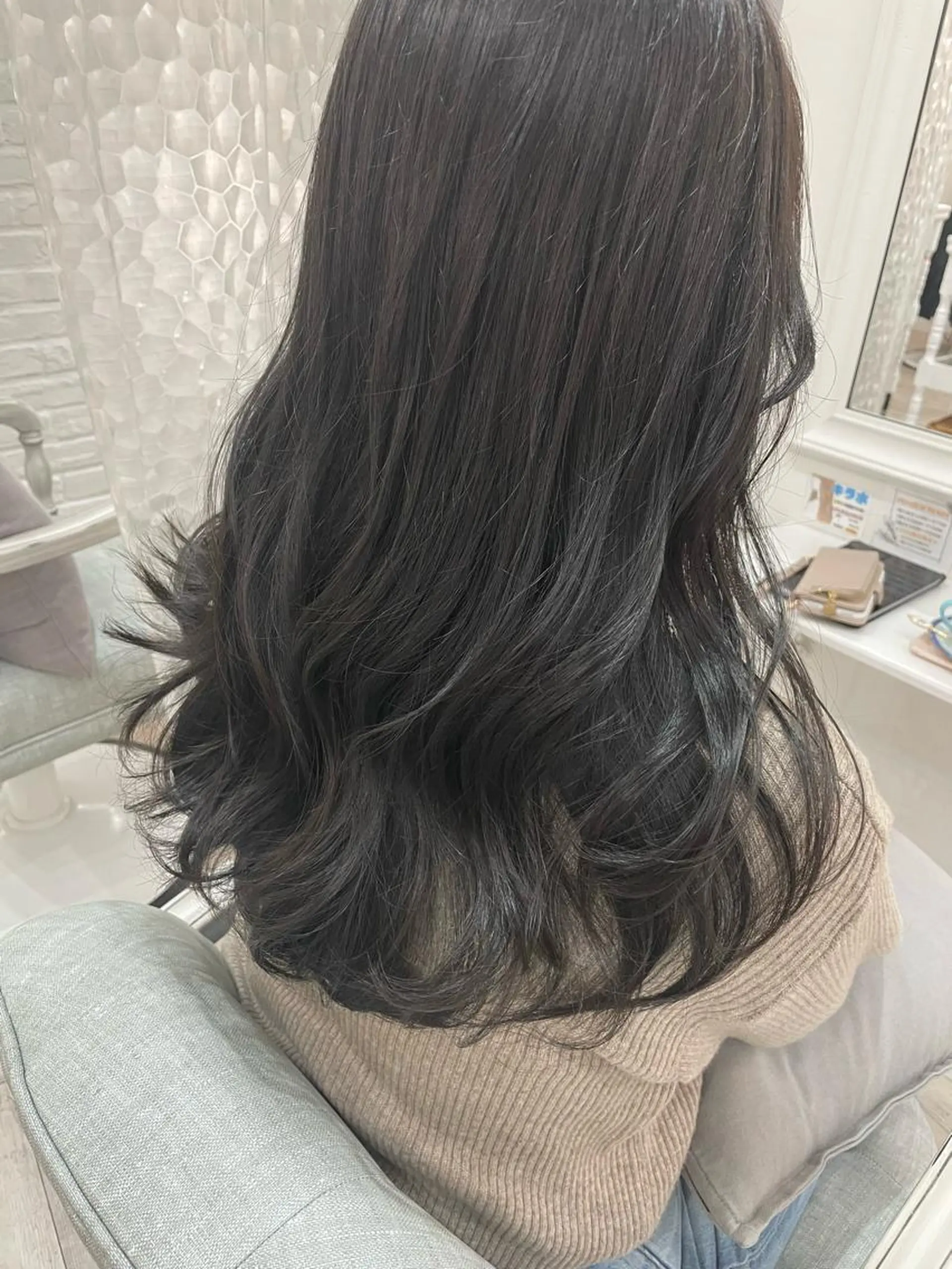 ロング カラー カット ヘアカラー HARUKA韓国ヘア /Luana梅田のヘアスタイル